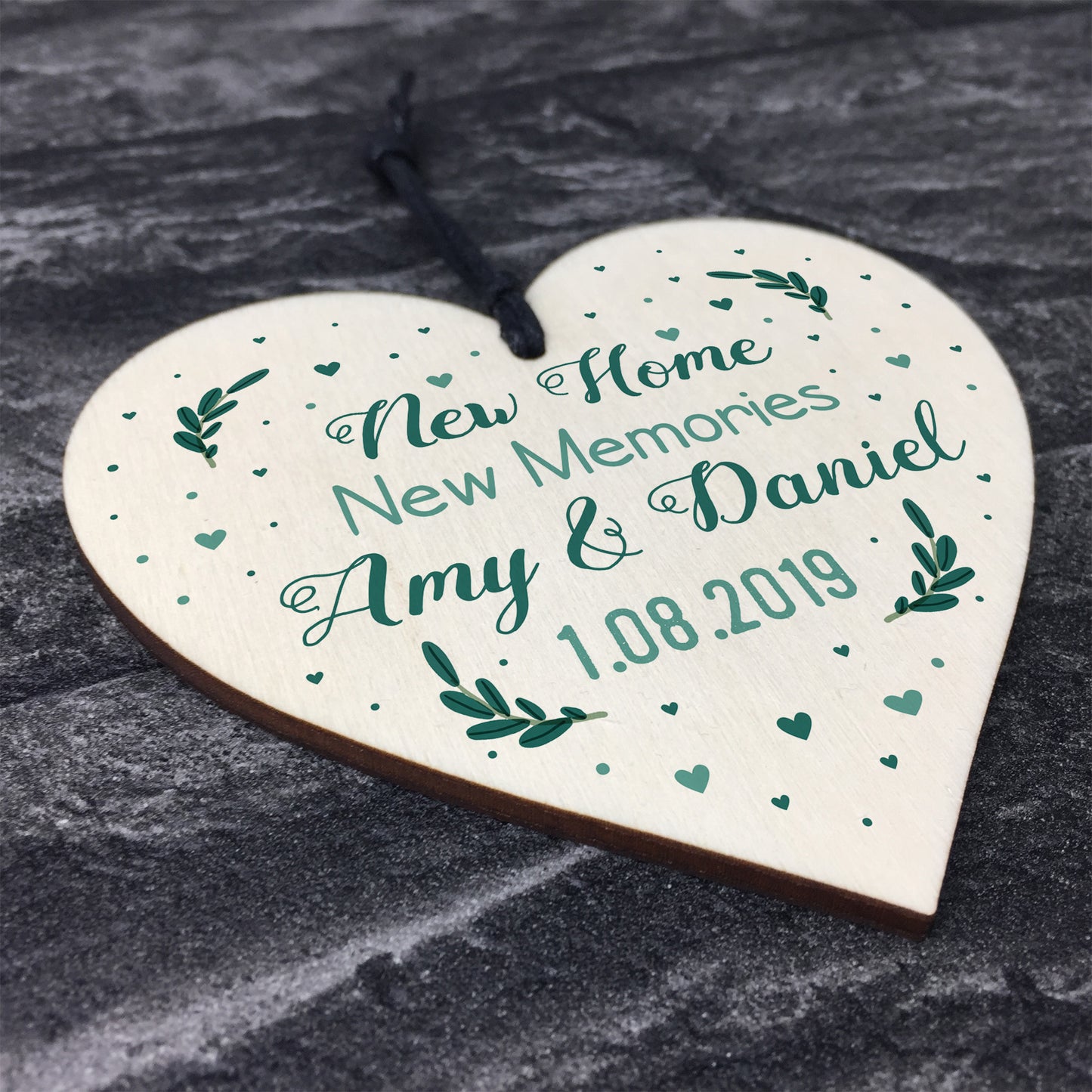Personalised Housewarming Gift First Home New Plaque Sign