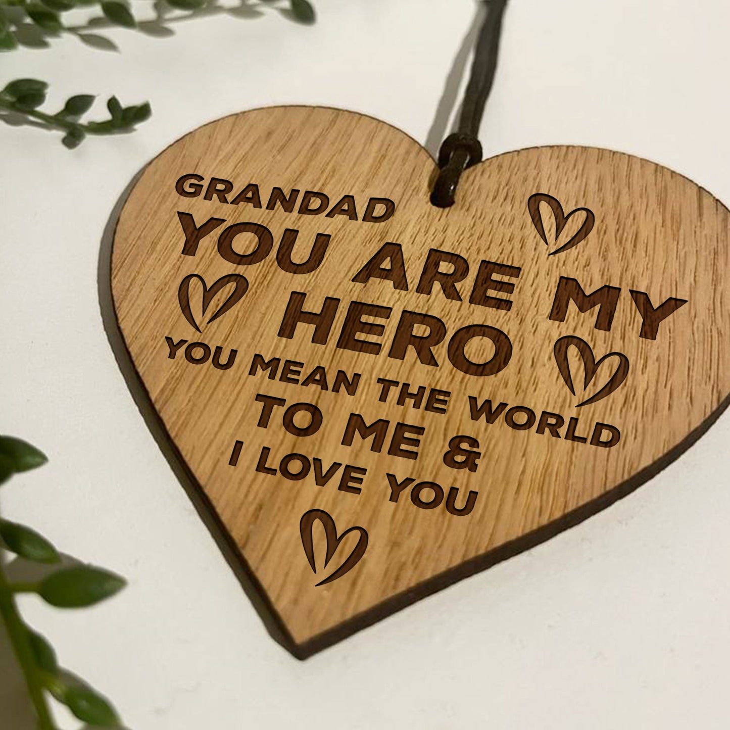 Grandad Gifts For Fathers Day Birthday Engraved Heart Gift