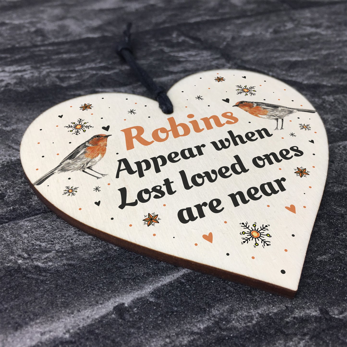 In Loving Memory Robins Appear Christmas Bauble Decoration Gift