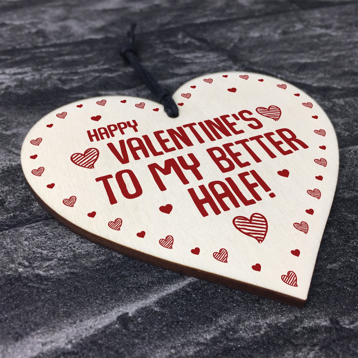 Happy Valentines Gift For Him MY BETTER HALF Boyfriend Girlfrien