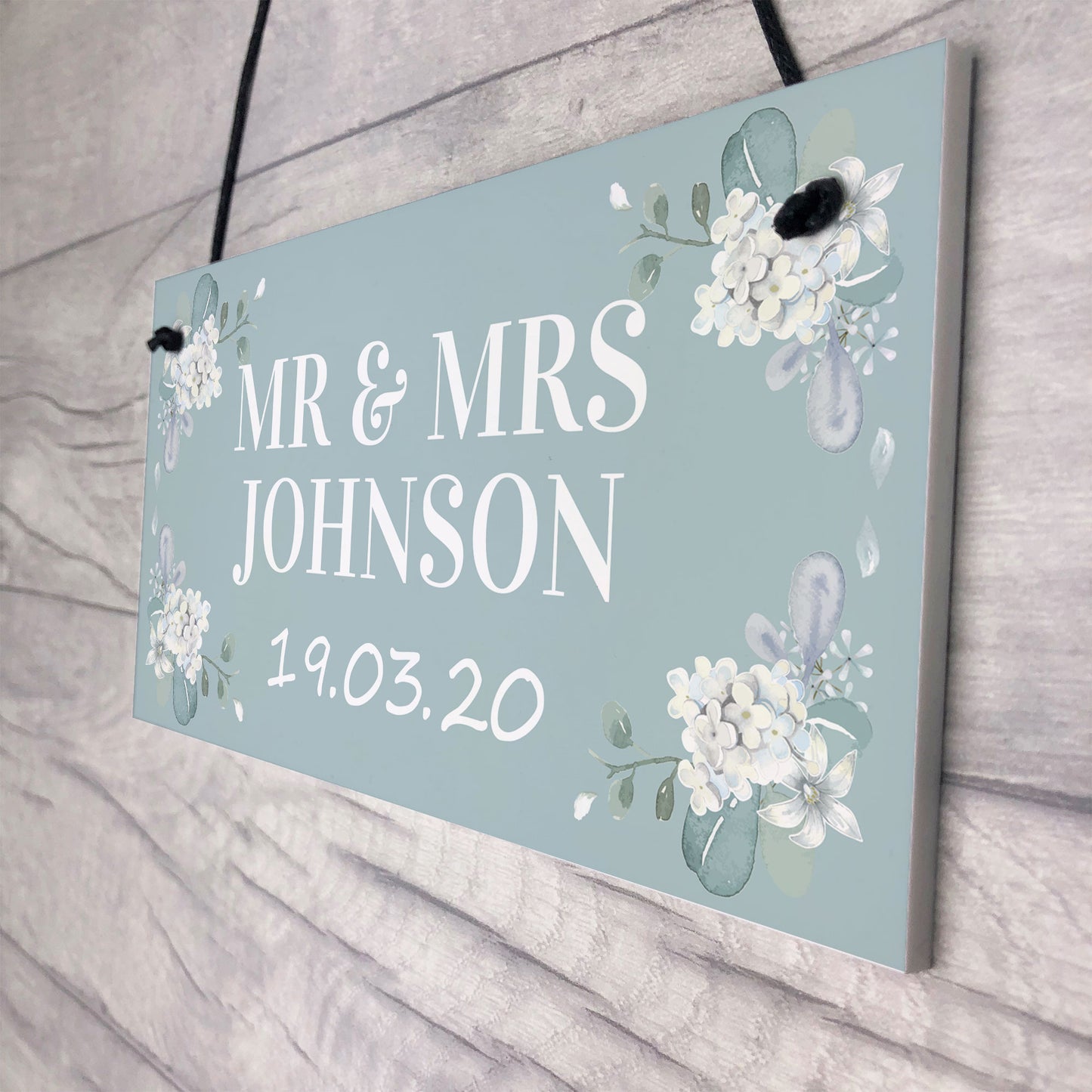 Personalised Wedding Gift Mr and Mrs Gift Wedding Anniversary