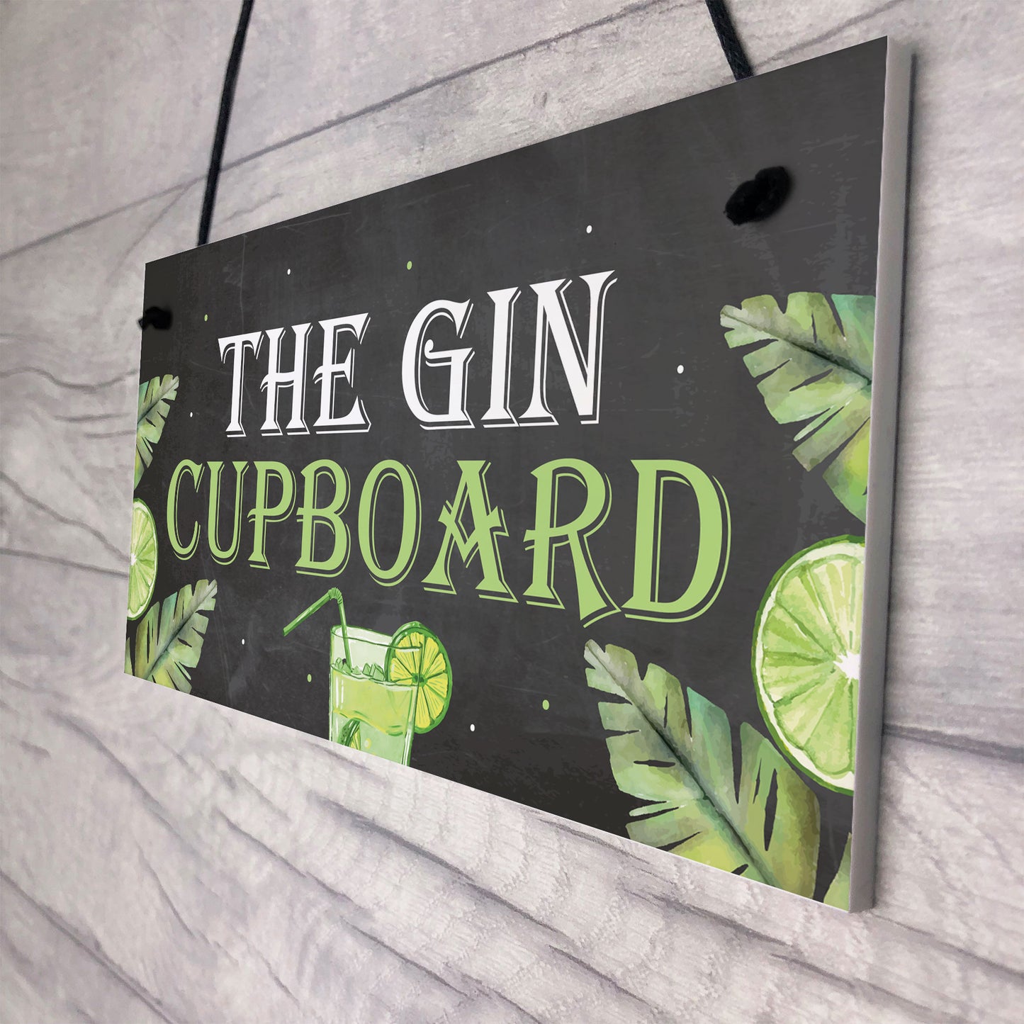 Funny Alcohol Sign Gin Gifts Man Cave Home Bar Pub Plaque