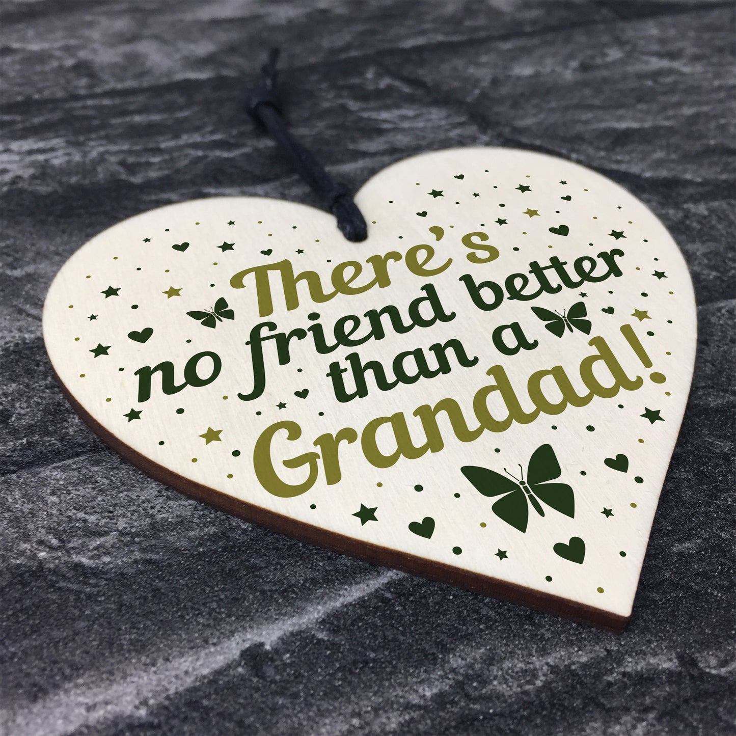 Grandad Birthday Gifts Heart Friendship Plaque Thank You Gift