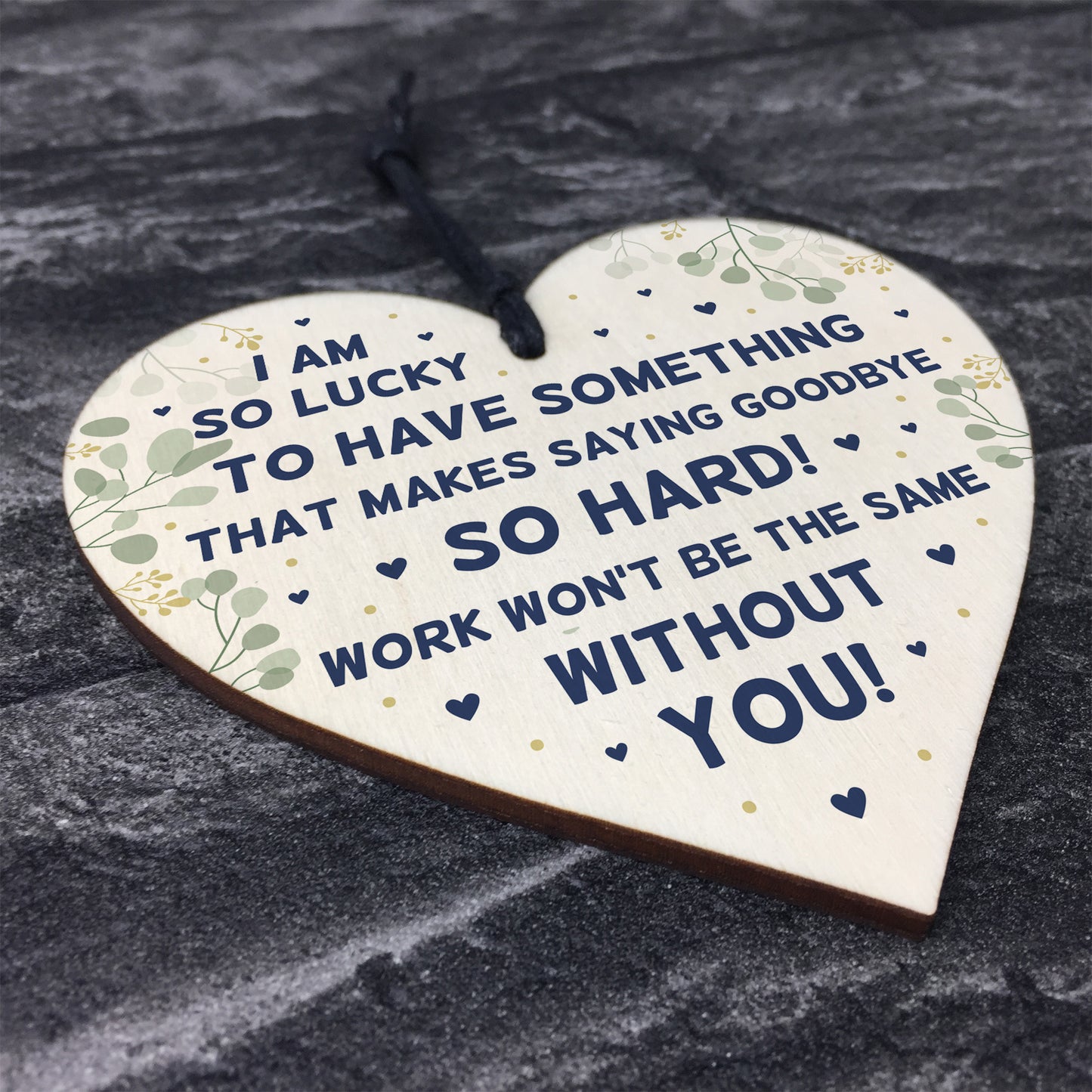 Goodbye Gift For Colleague Heart Plaque Colleague Co Worker Gift