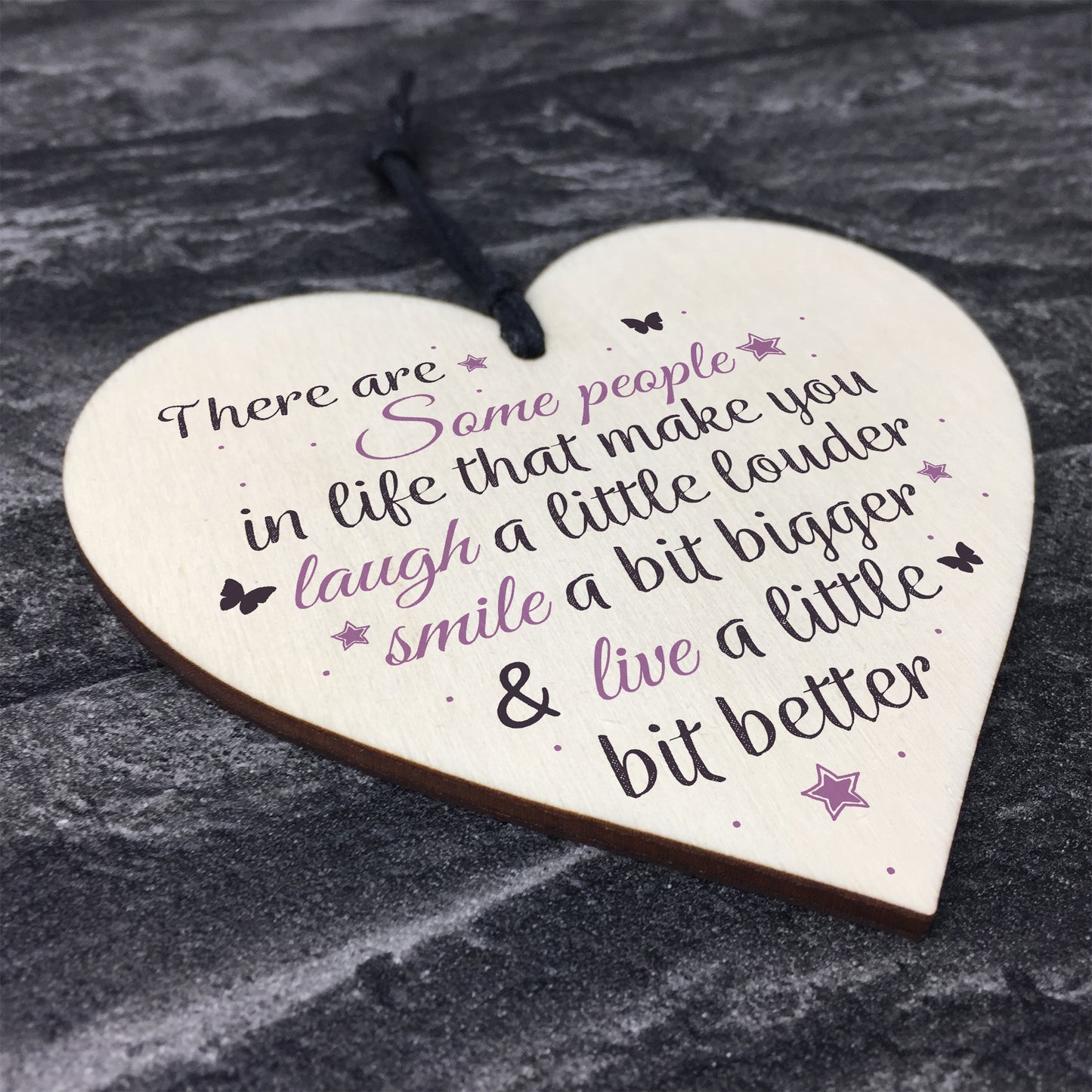 Handmade Wood Heart Plaque Best Friend Gift Special Friendship