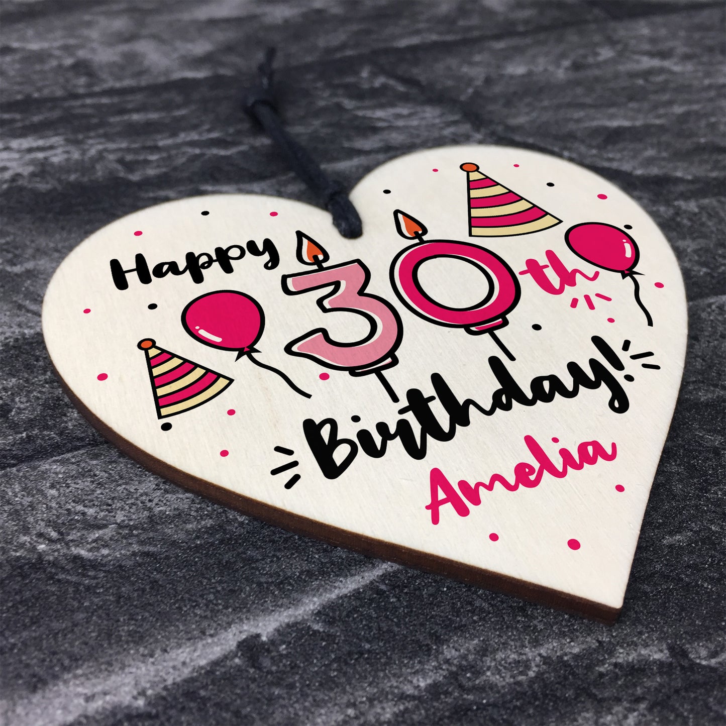 Quirky Personalised 30th Birthday Gift For Him Her Daughter Son