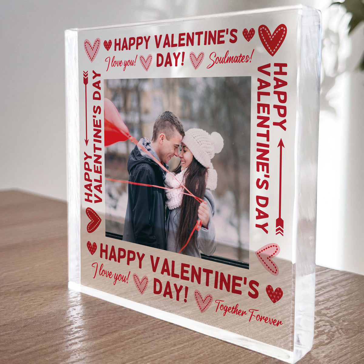 Personalised Happy Valentines Gift For Boyfriend Girlfriend