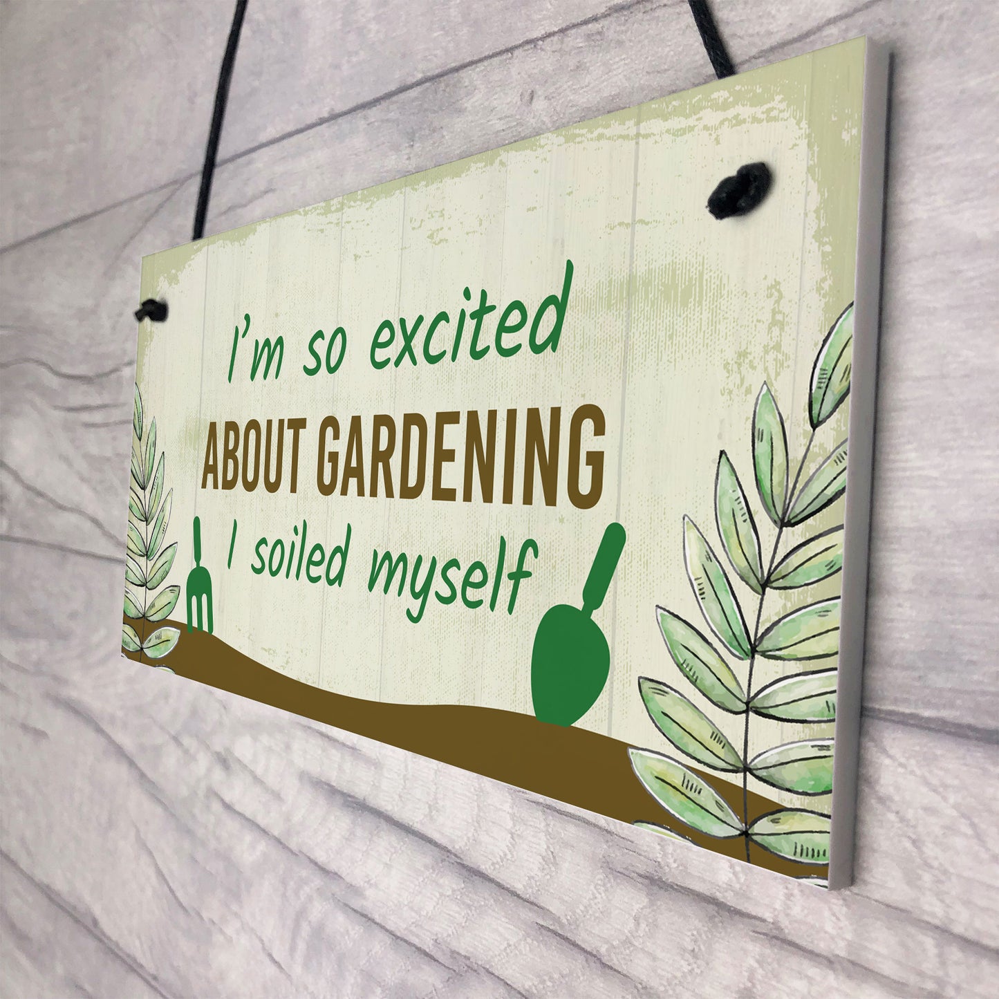 Funny Garden Sign Gift For Gardener Novelty Home Decor Signs