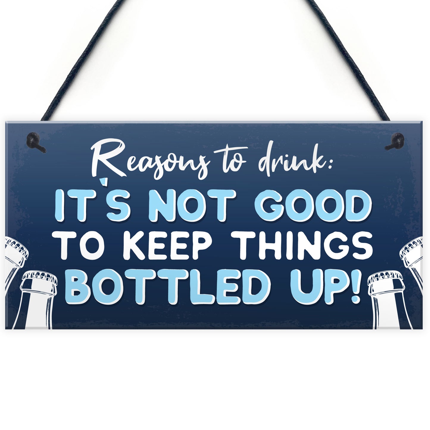 Funny Bar Signs PACK OF 3 Bundle Bar Accessories For Home Bar