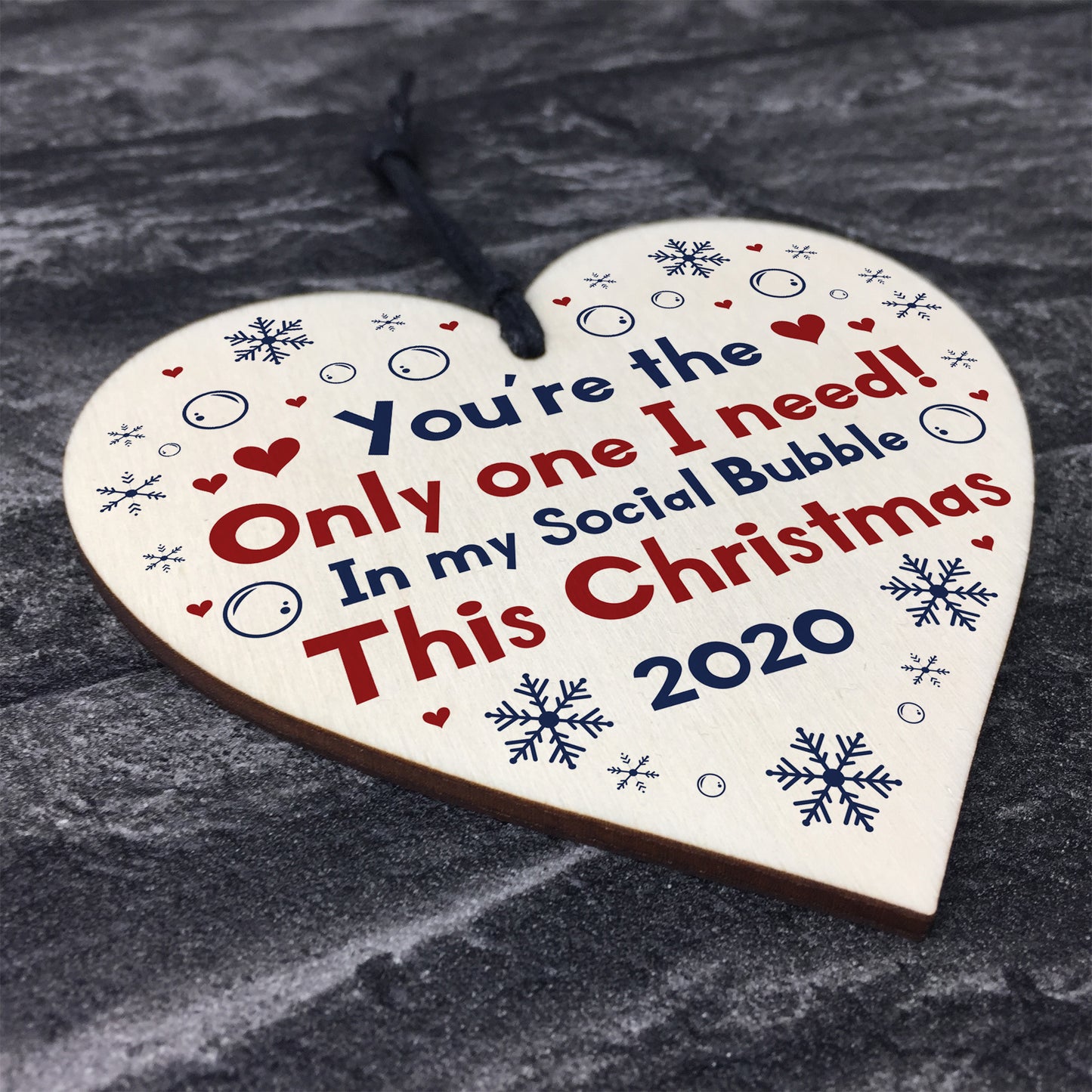 Funny Quarantine Lockdown Gift Christmas Bauble Family Couple