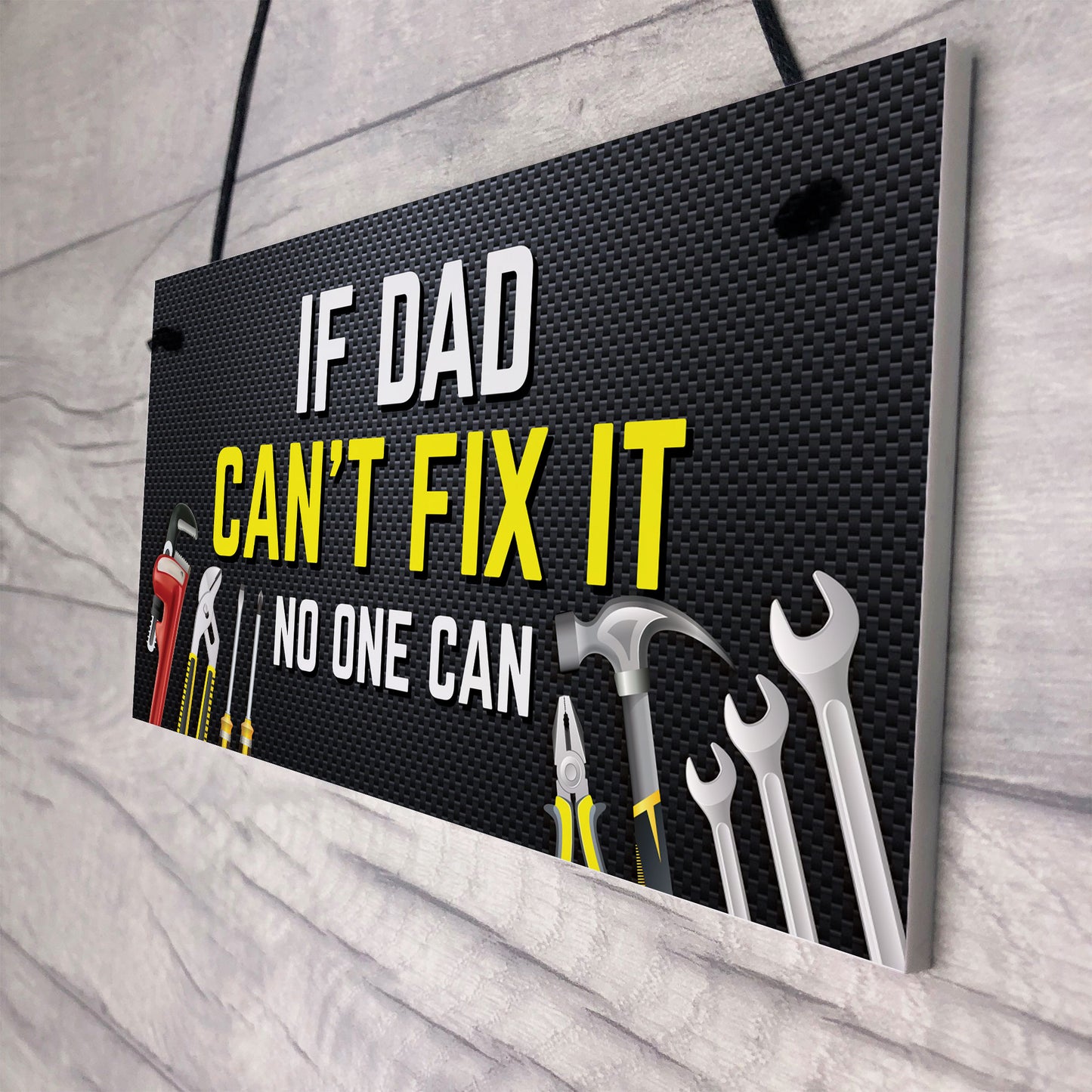 Dad Sign Hanging Shed Garage Sign DAD GIFT Fathers Day Birthday