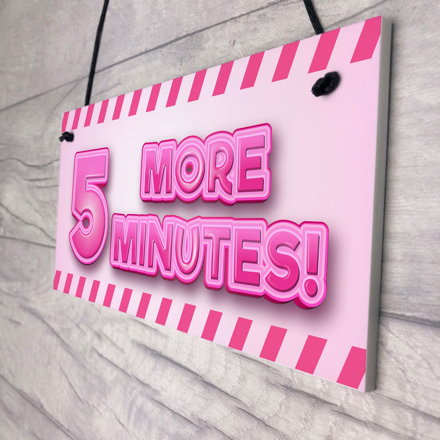 5 MORE MINUTES Funny Gamer Sign For Girls Bedroom Gamer Gift