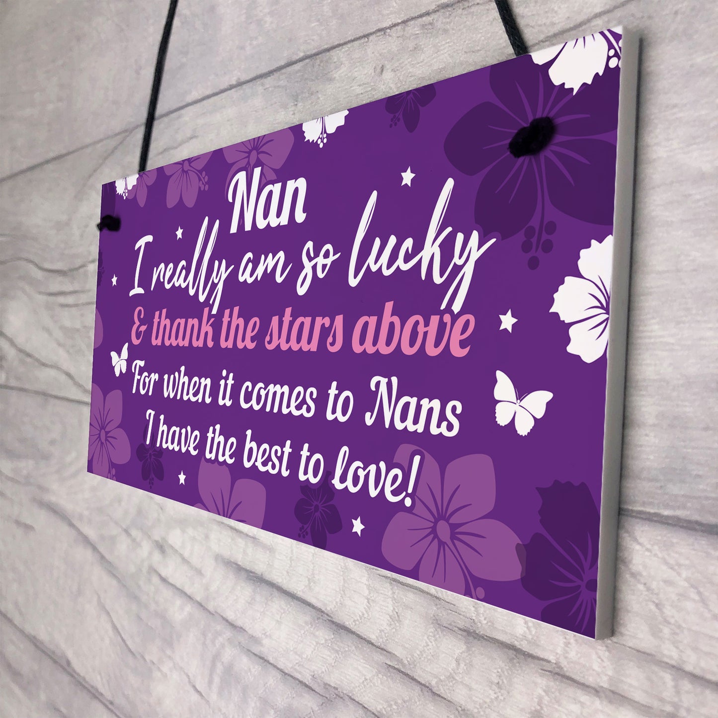 Keepsake Gifts For Nan Nanny Birthday Christmas Plaque Gifts