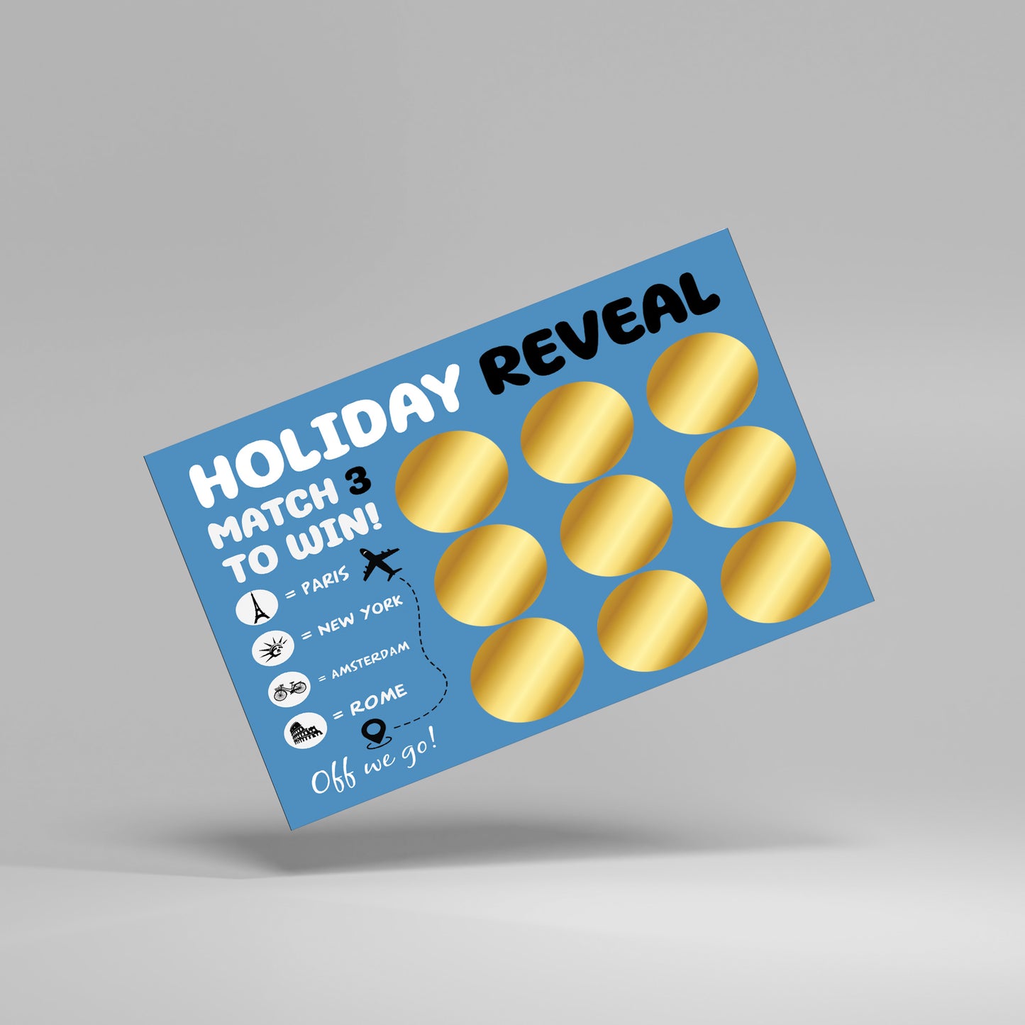 Holiday Reveal Scratch Card Surprise New York Edition Gift