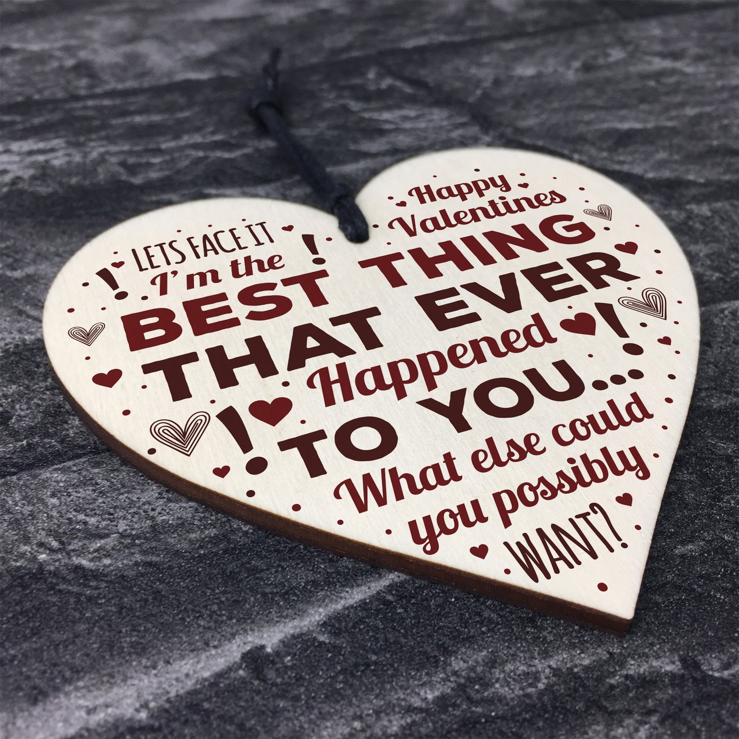 Funny Happy Valentines Novelty Gift For Boyfriend Girlfriend