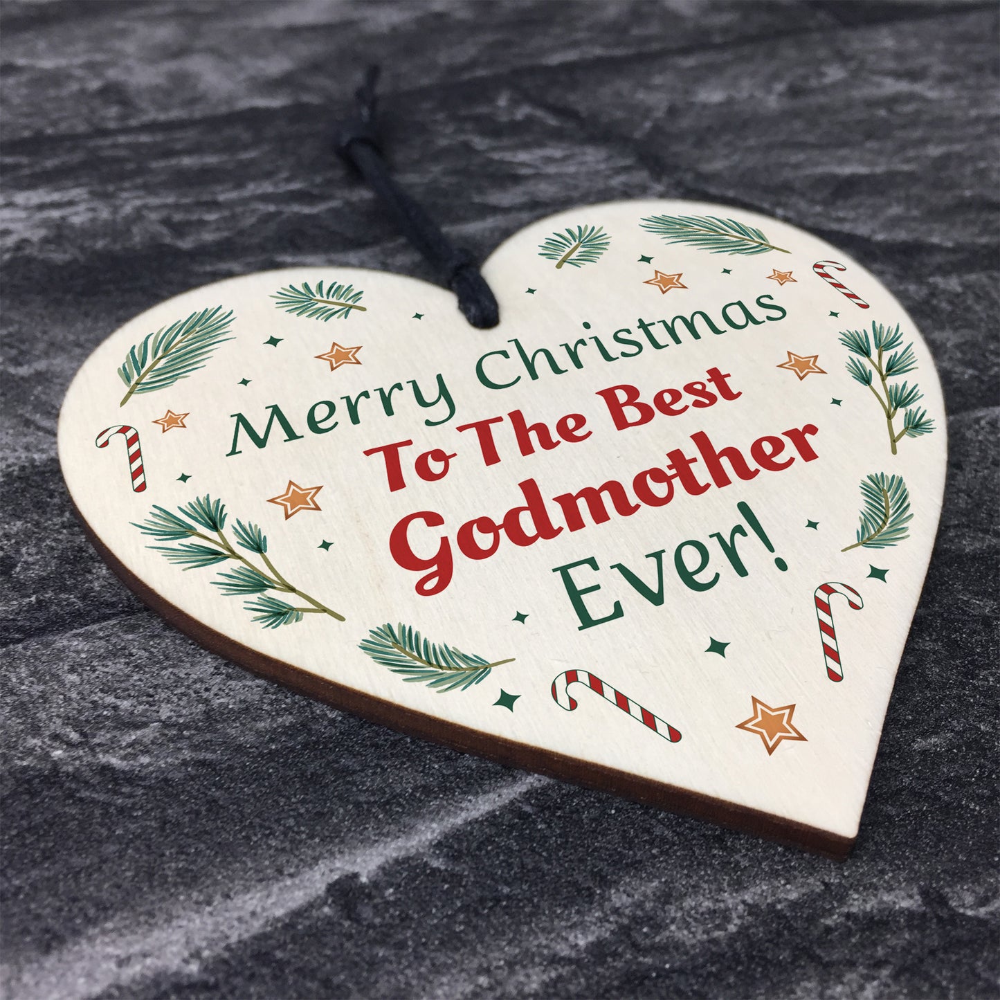 Godmother Gift For Christmas Heart Godparent Christening Gift