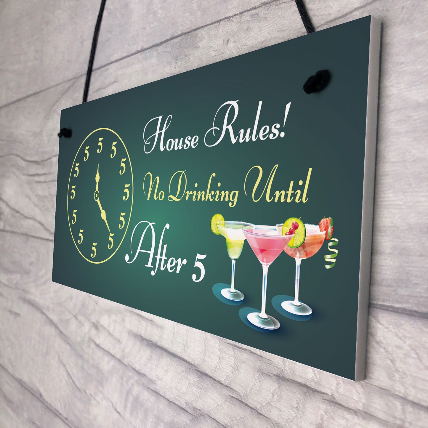 Funny Bar Sign Home Bar Pub Kitchen Hanging Sign Gin Wine Gift