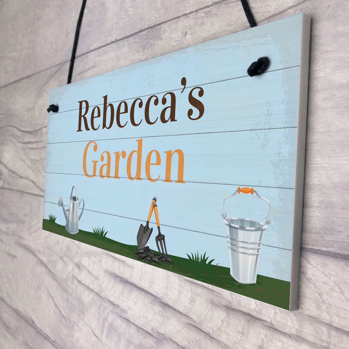 Garden Sign Personalised Hang On Summer House Garden Shed Sign