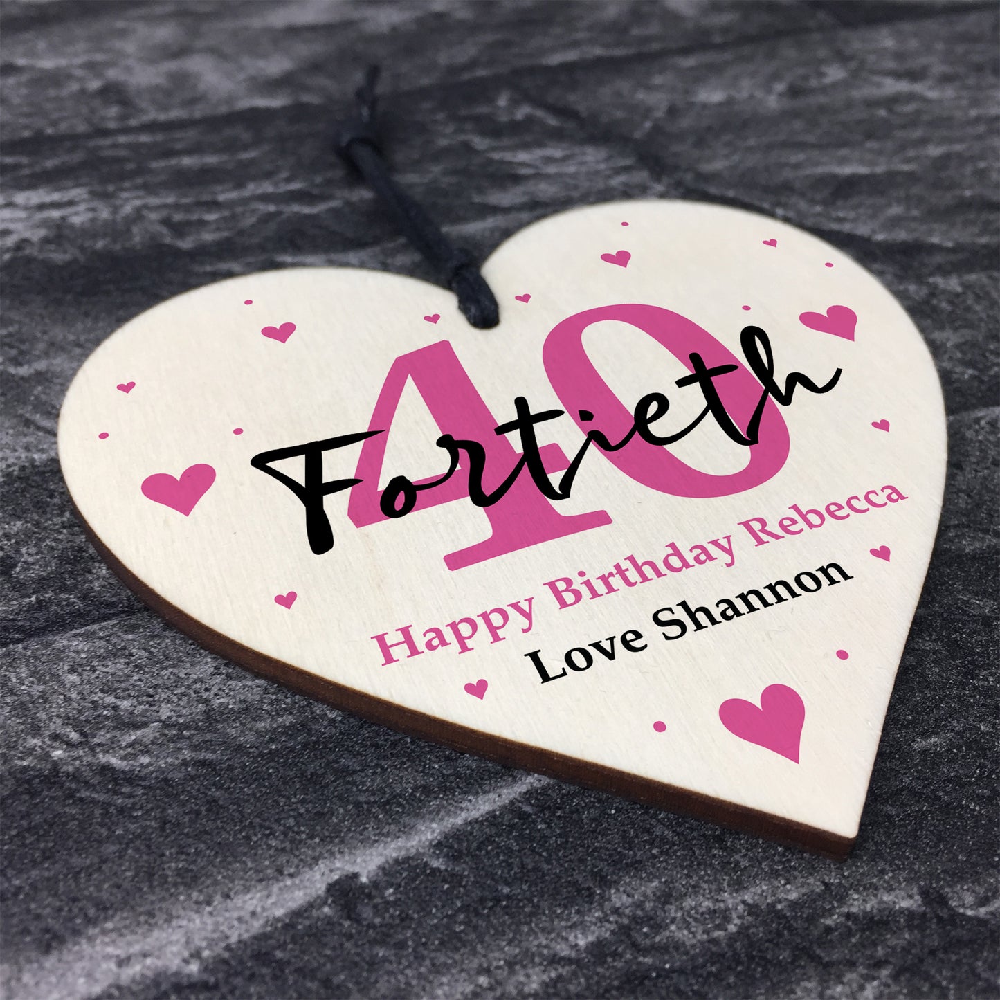 PERSONALISED 40th Birthday Gifts For Mum Auntie Gift For Her