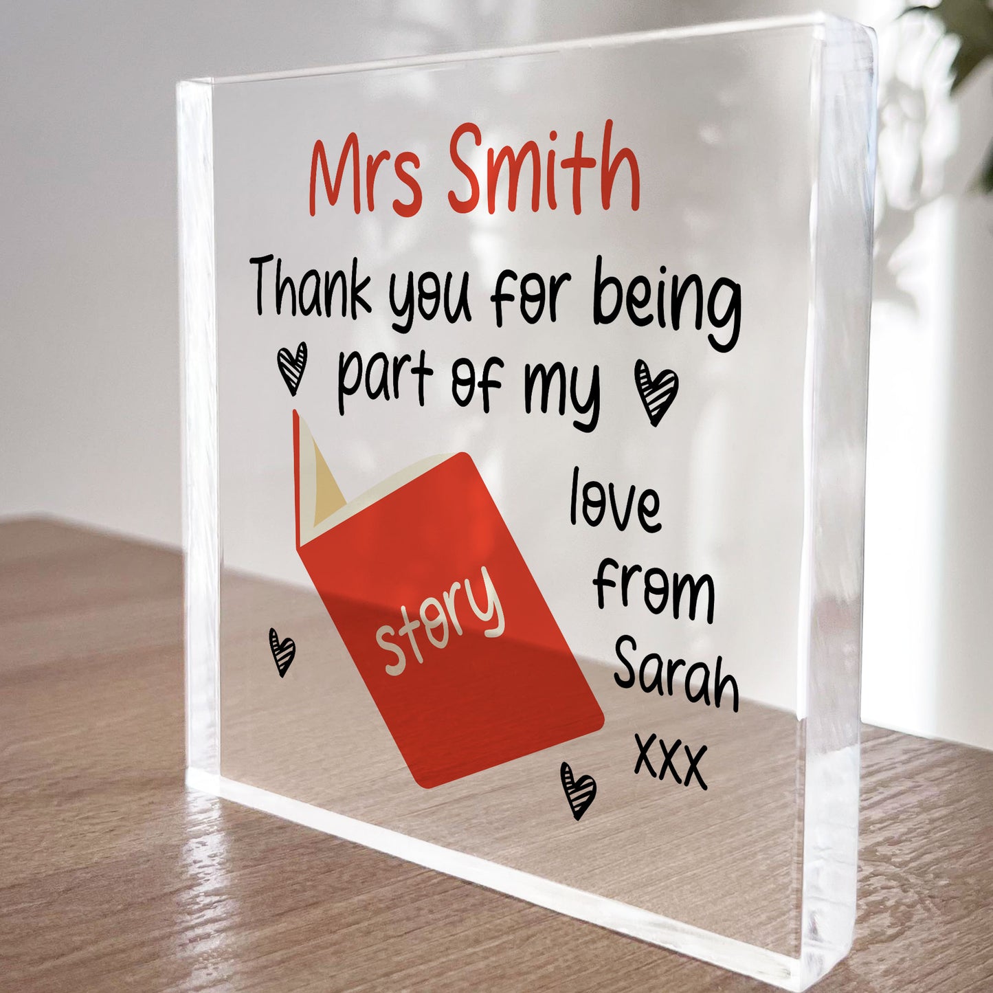Personalised Best Teacher Gifts Thank You For Being Part Of