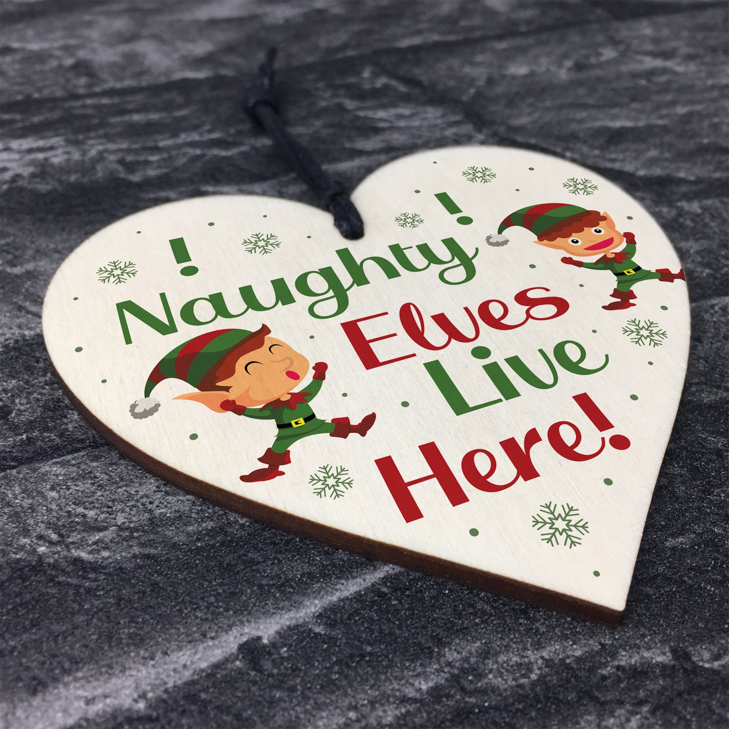 Funny Christmas Decoration ELF Sign Elf Accessories Daughter Son