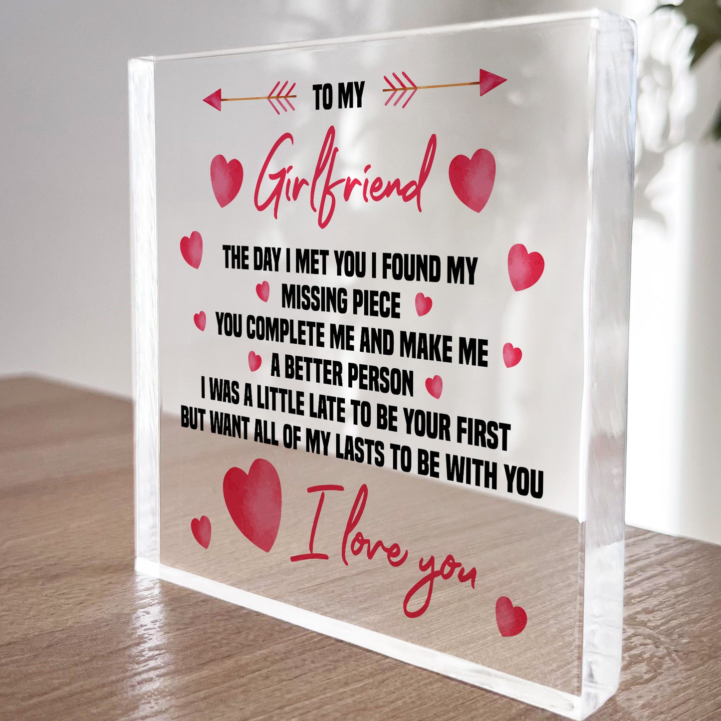 Gifts for Girlfriend Acrylic Block Birthday Gifts For Her