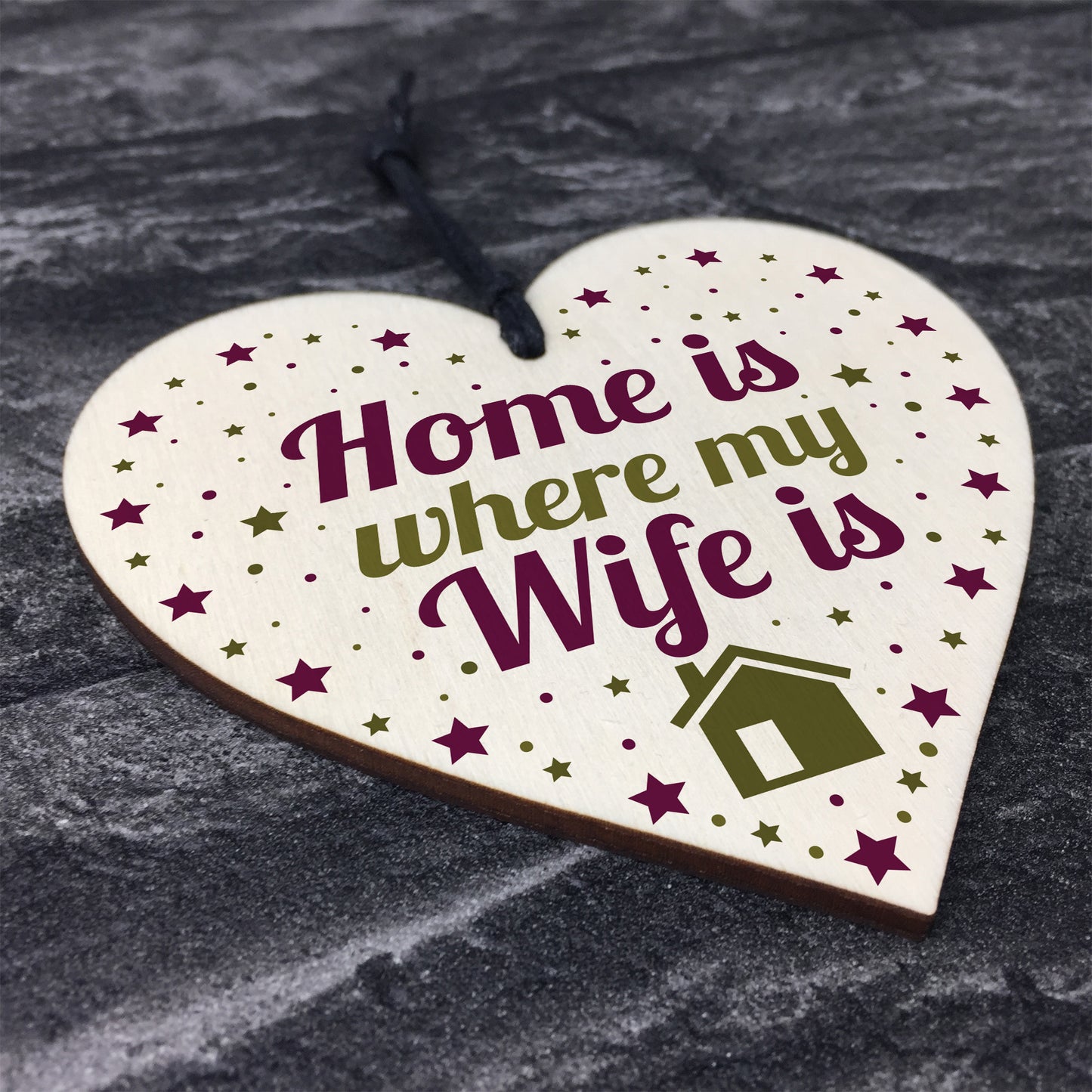 Anniversary Gift For Wife Birthday Wooden Heart Gifts For Her