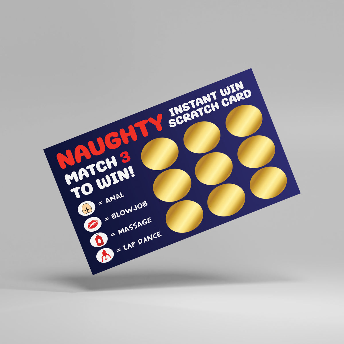 Novelty Scratch Card Gift Valentines Day Birthday Anniversary