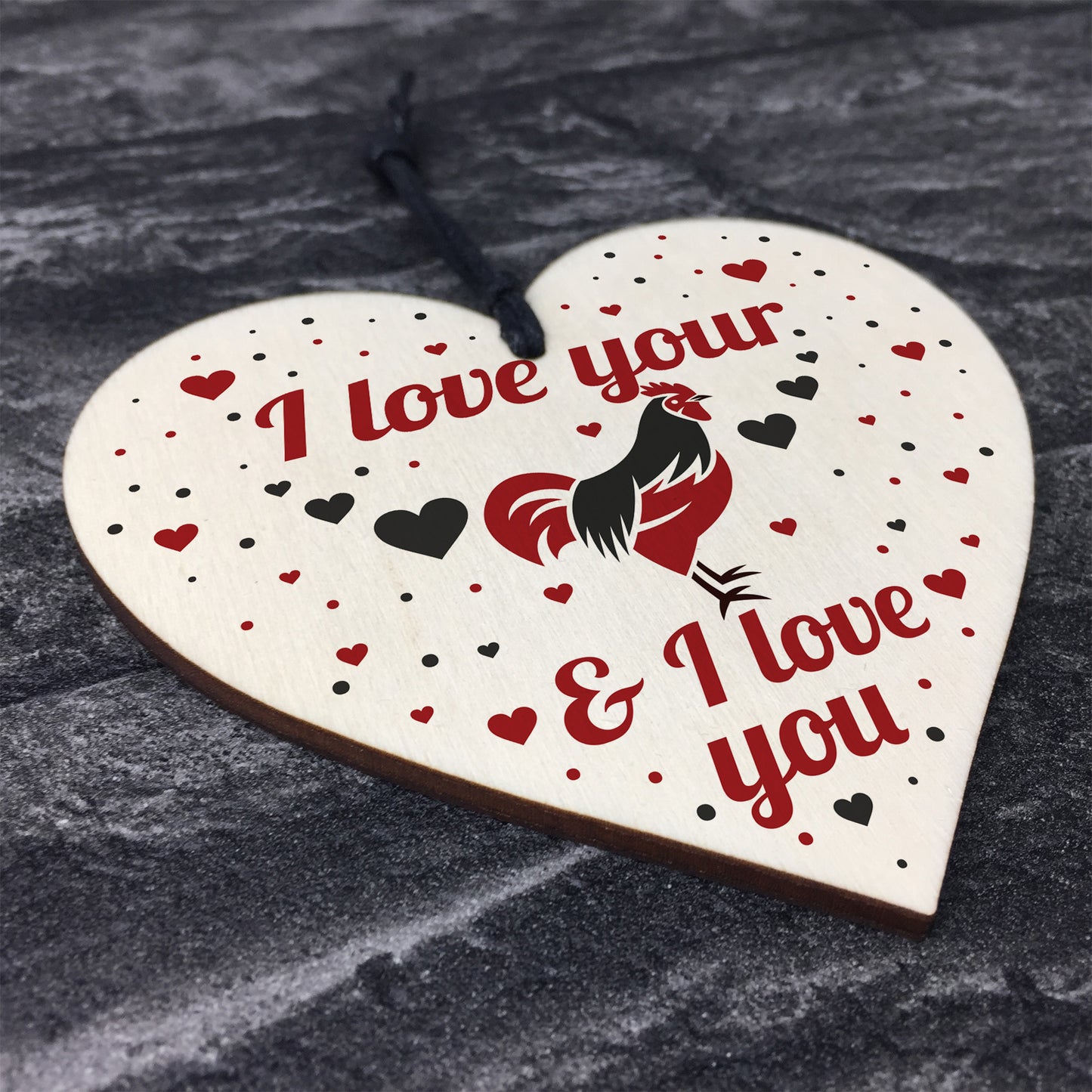 Funny Anniversary Card Joke Humour Wood Heart Anniversary Gift