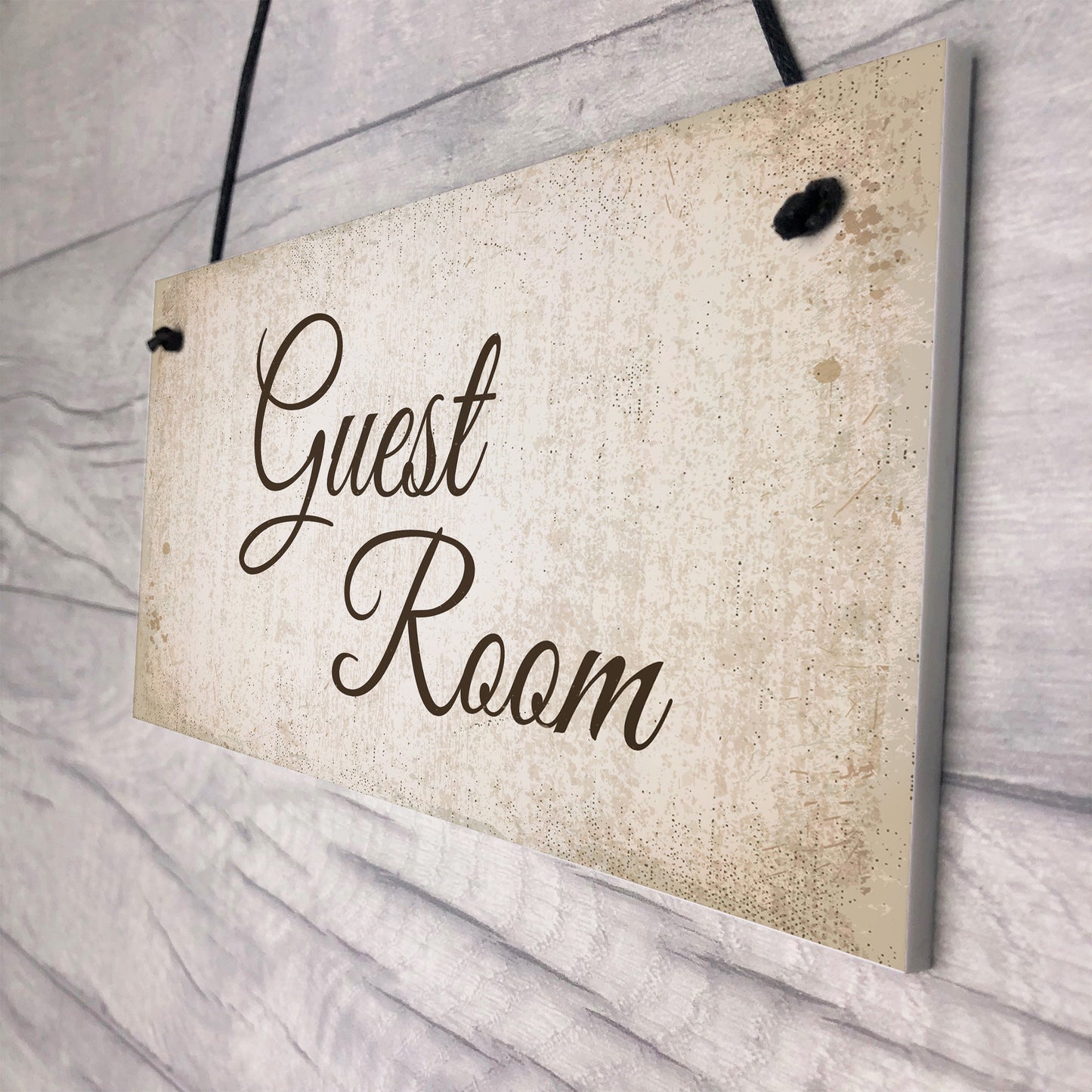 Guest Room Handmade Hanging Plaque Door Sign Home Decor Gift