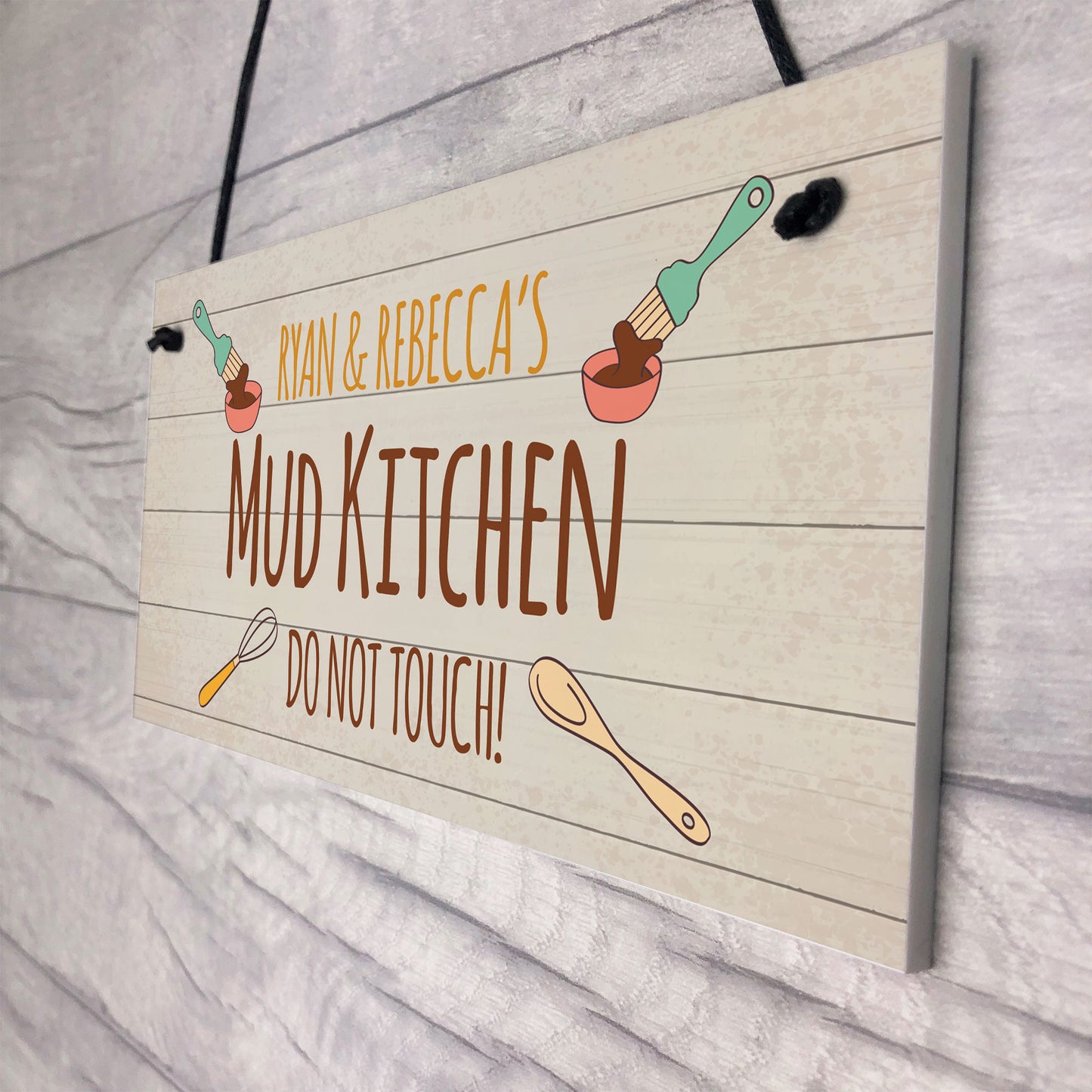 Any Name's MUD KITCHEN Sign Personalised Playroom Garden