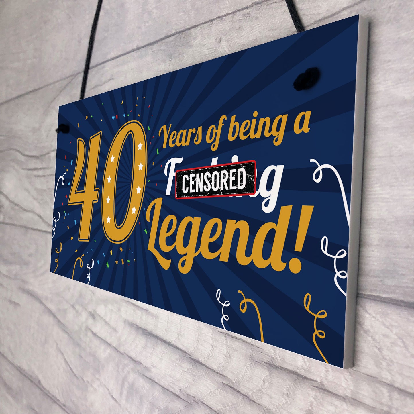 Funny 40th Birthday Present For Men Women 50th Birthday Card