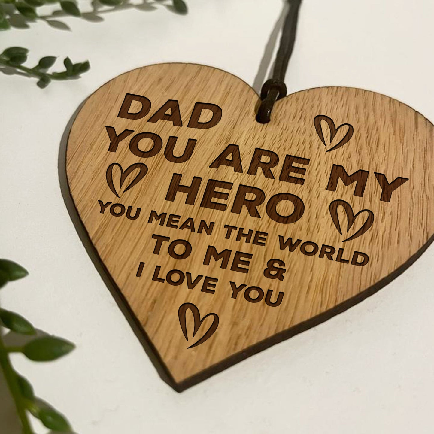 Dad Gifts For Fathers Day Birthday Engraved Heart Gift For Him