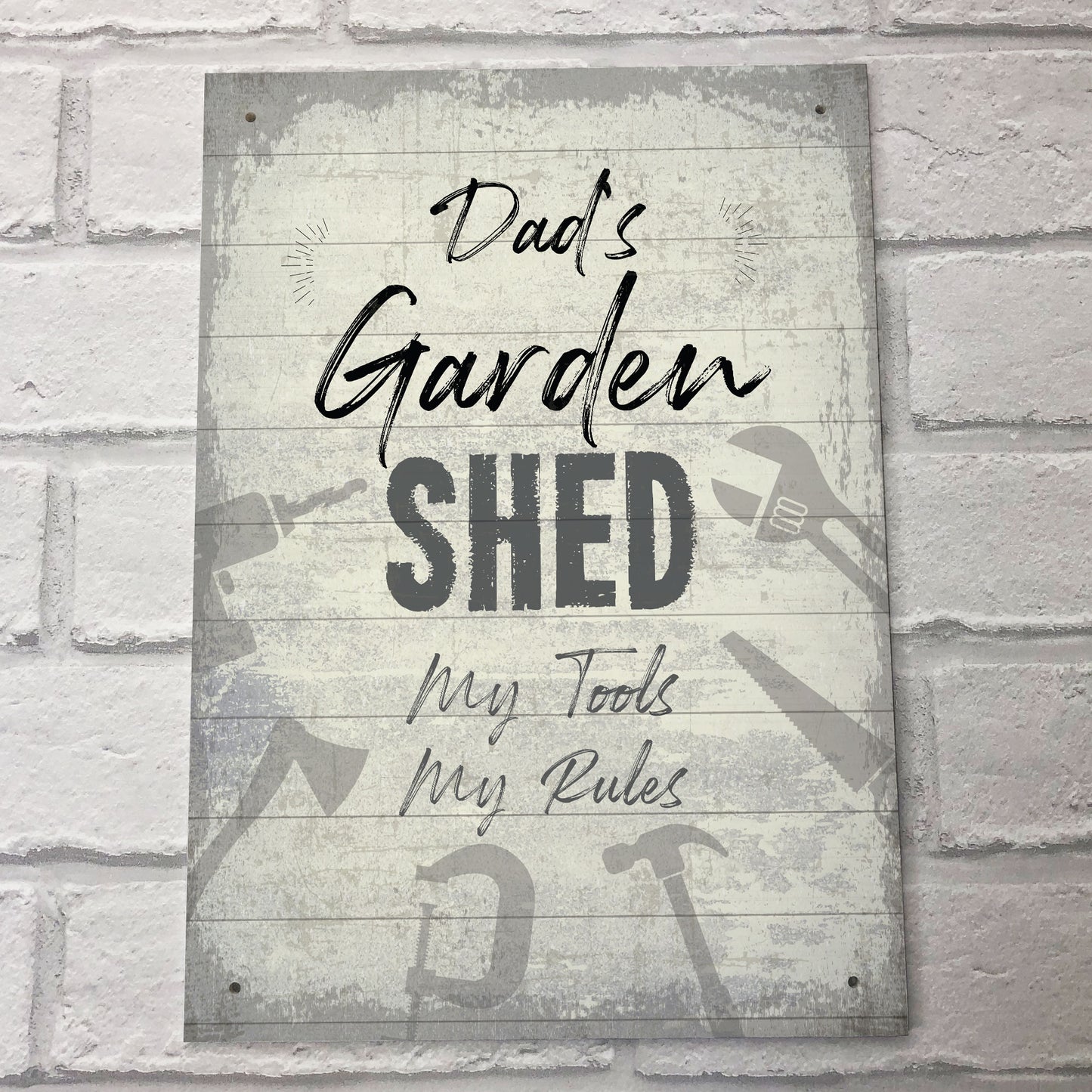 Personalised Shed Man Cave Garage Sign Vintage Sign Gift For Dad