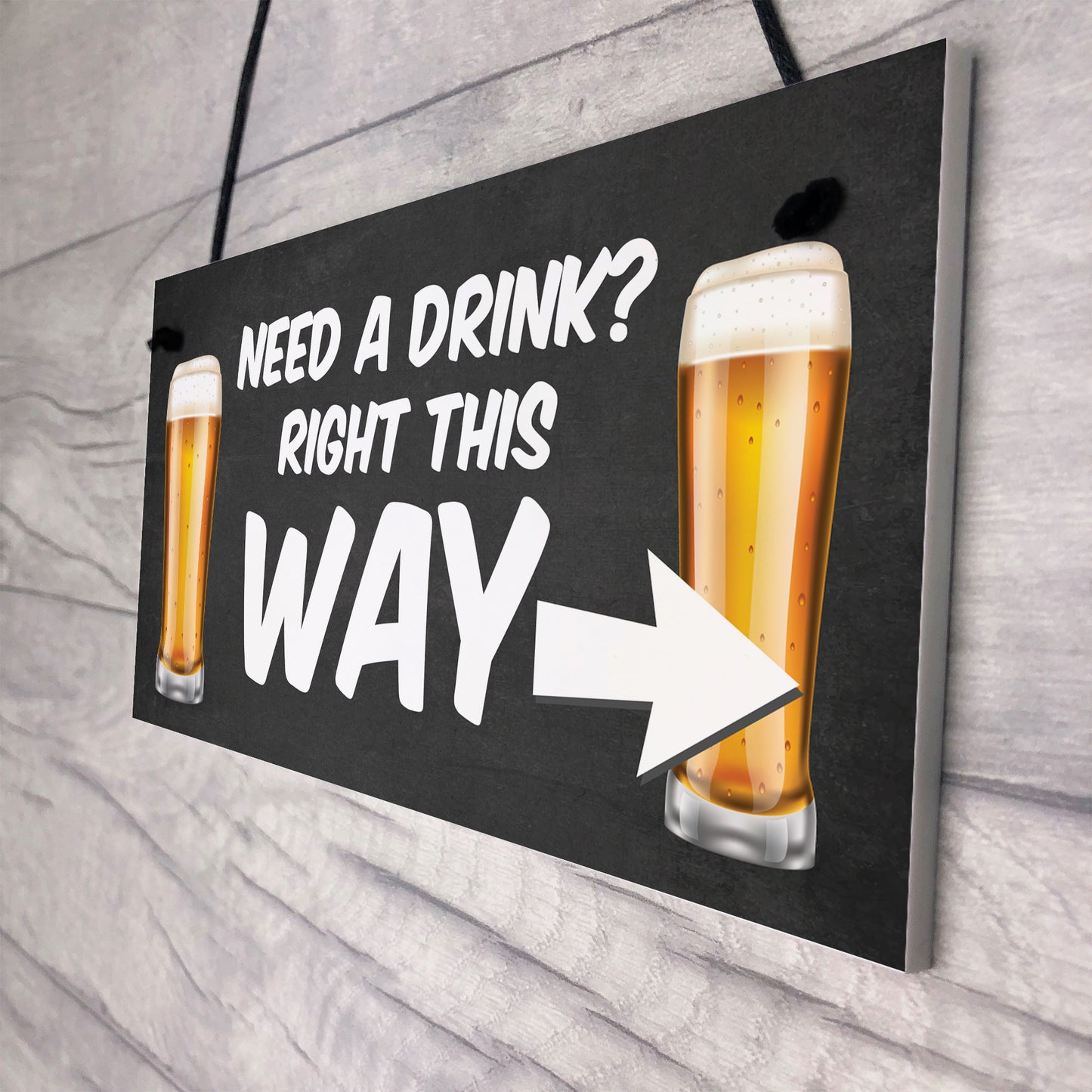 Novelty Bar Decor Signs Hanging Home Bar Man Cave Pub Garden