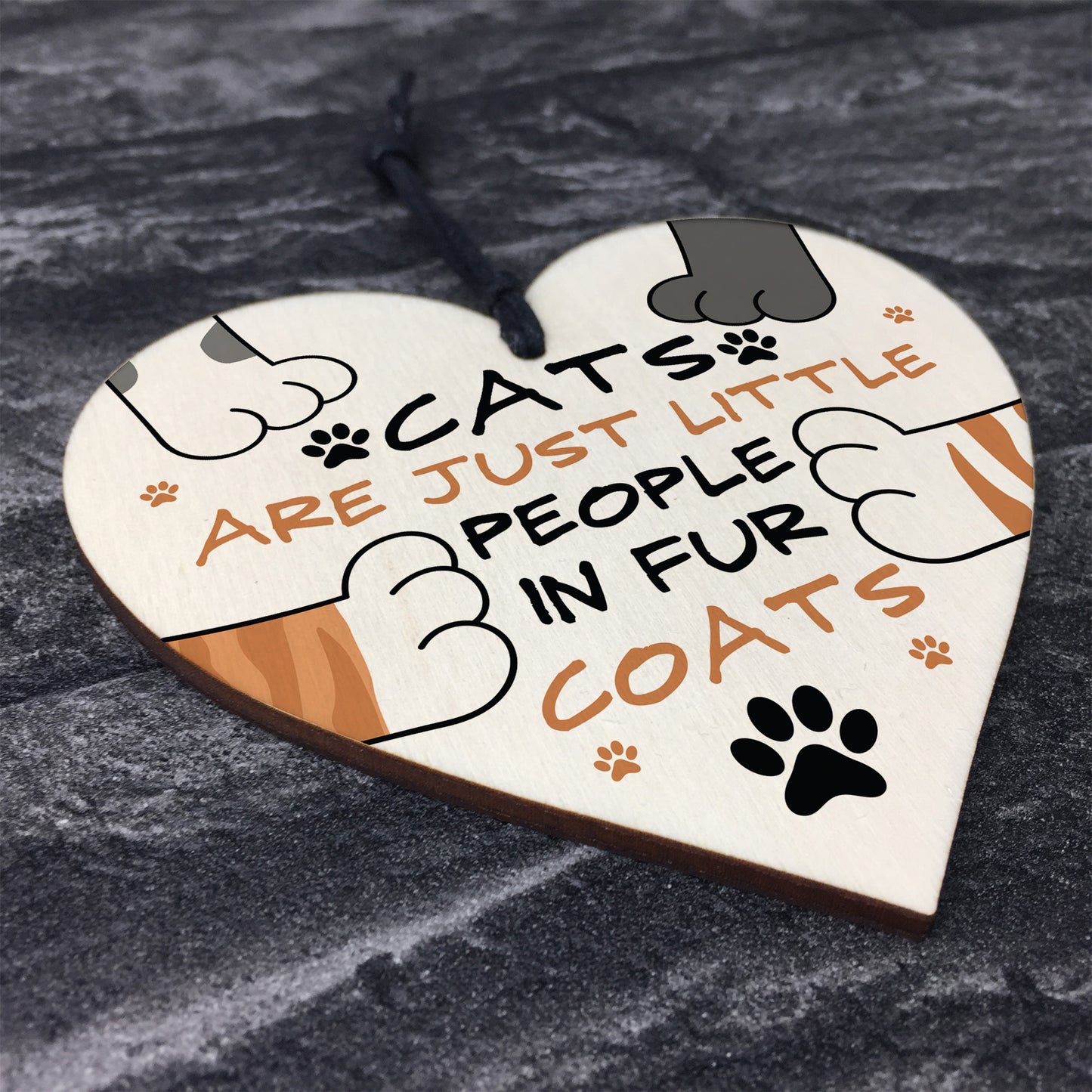 Cats Are Just Little People In Fur Coats Funny Cat Gift