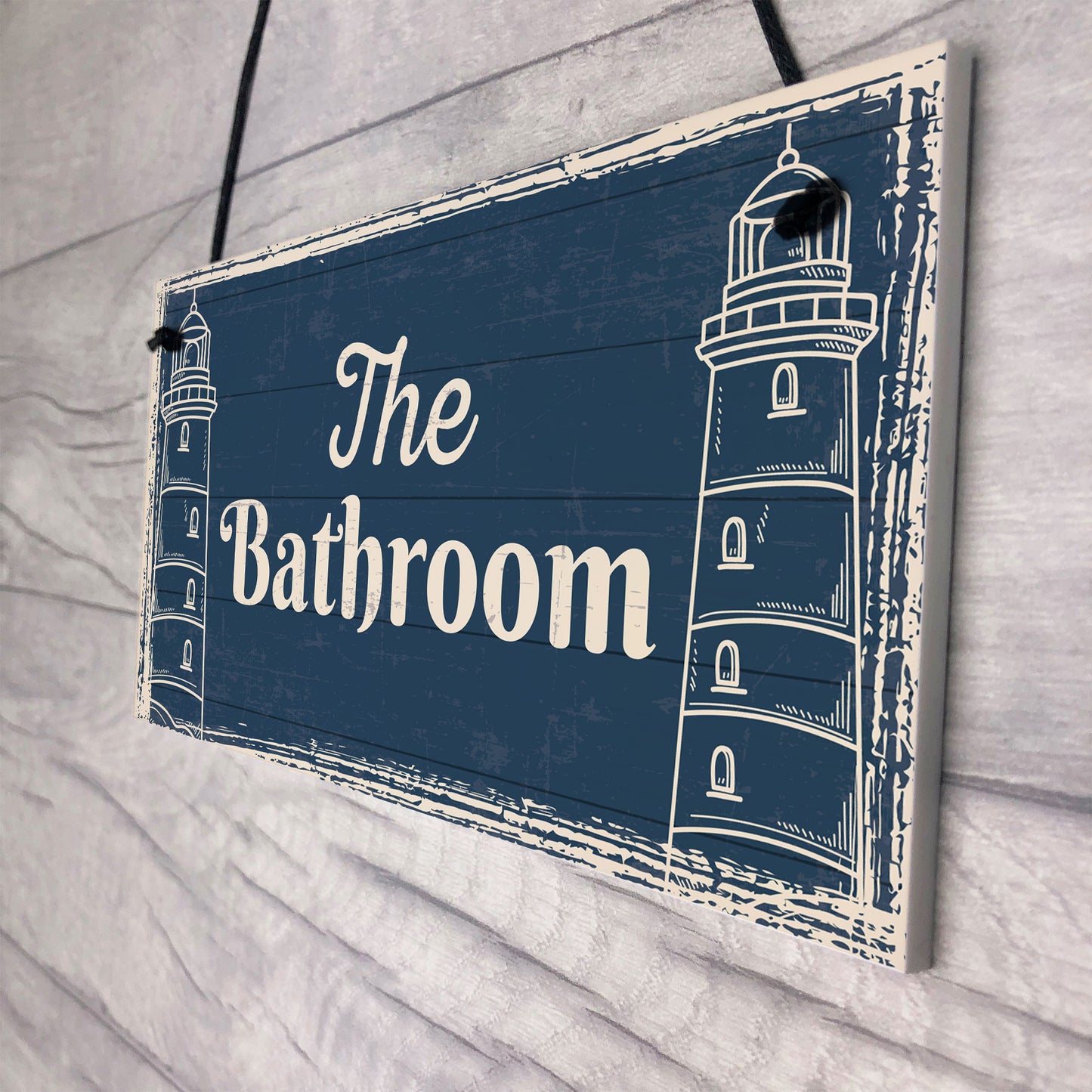 The Bathroom Nautical Bathroom Sign Decorations Shabby Chic