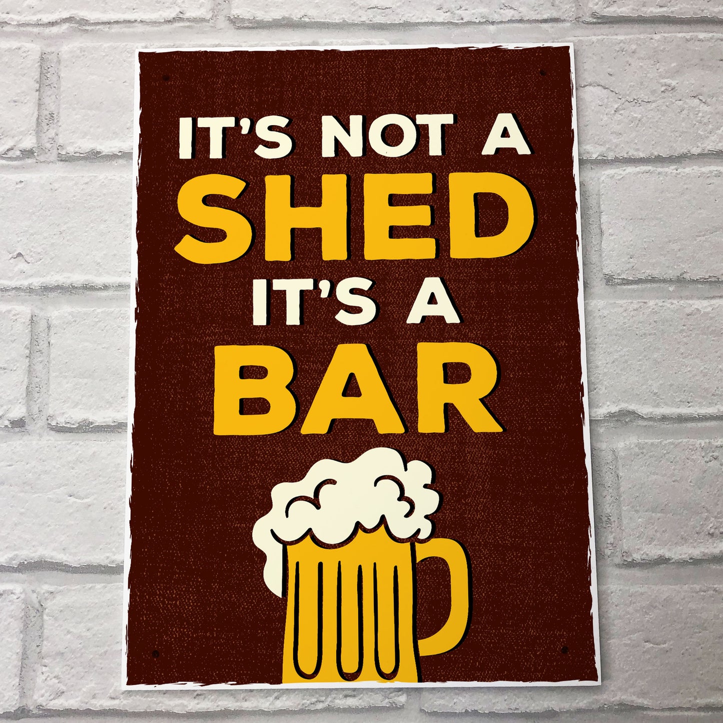 Funny Bar Sign Shed Sign ITS NOT A SHED Bar Signs And Plaques