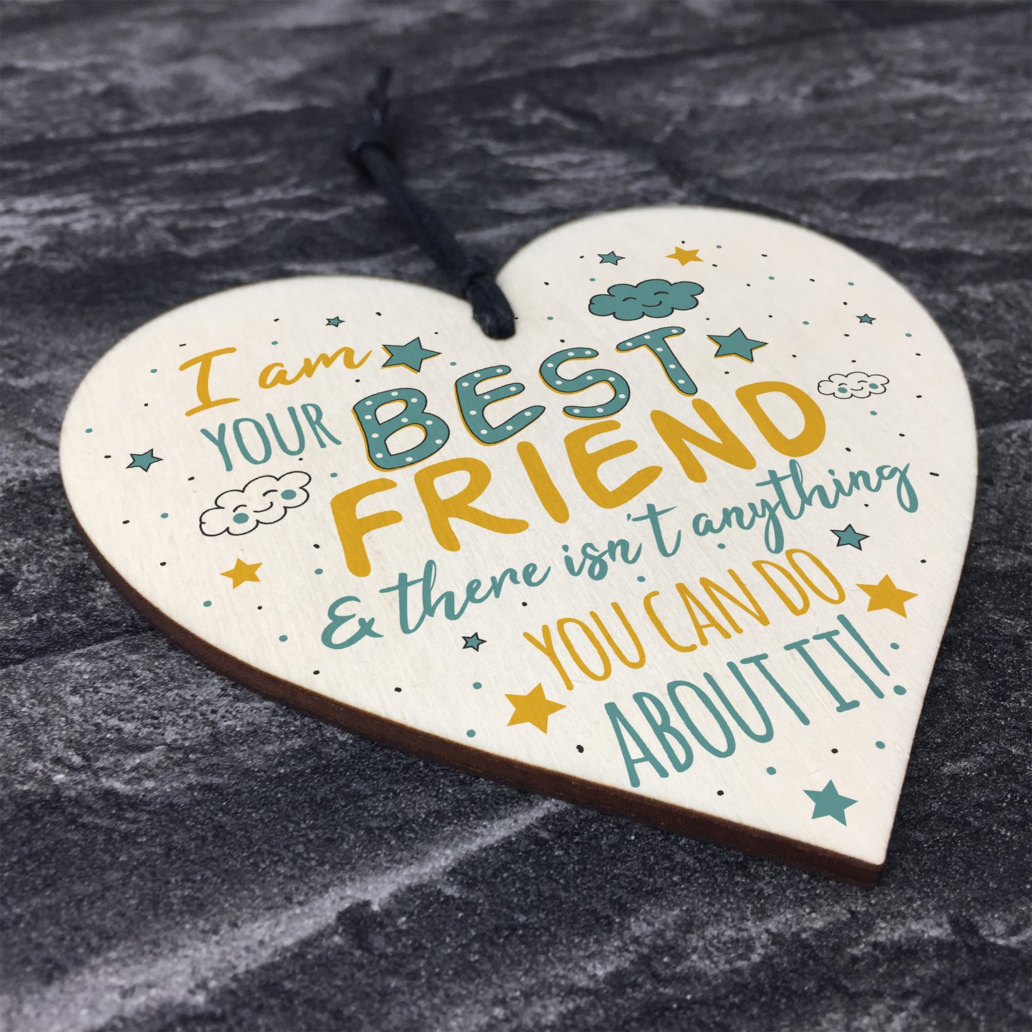 Best FRIEND Christmas Gift For Girls Heart Funny Friendship Gift