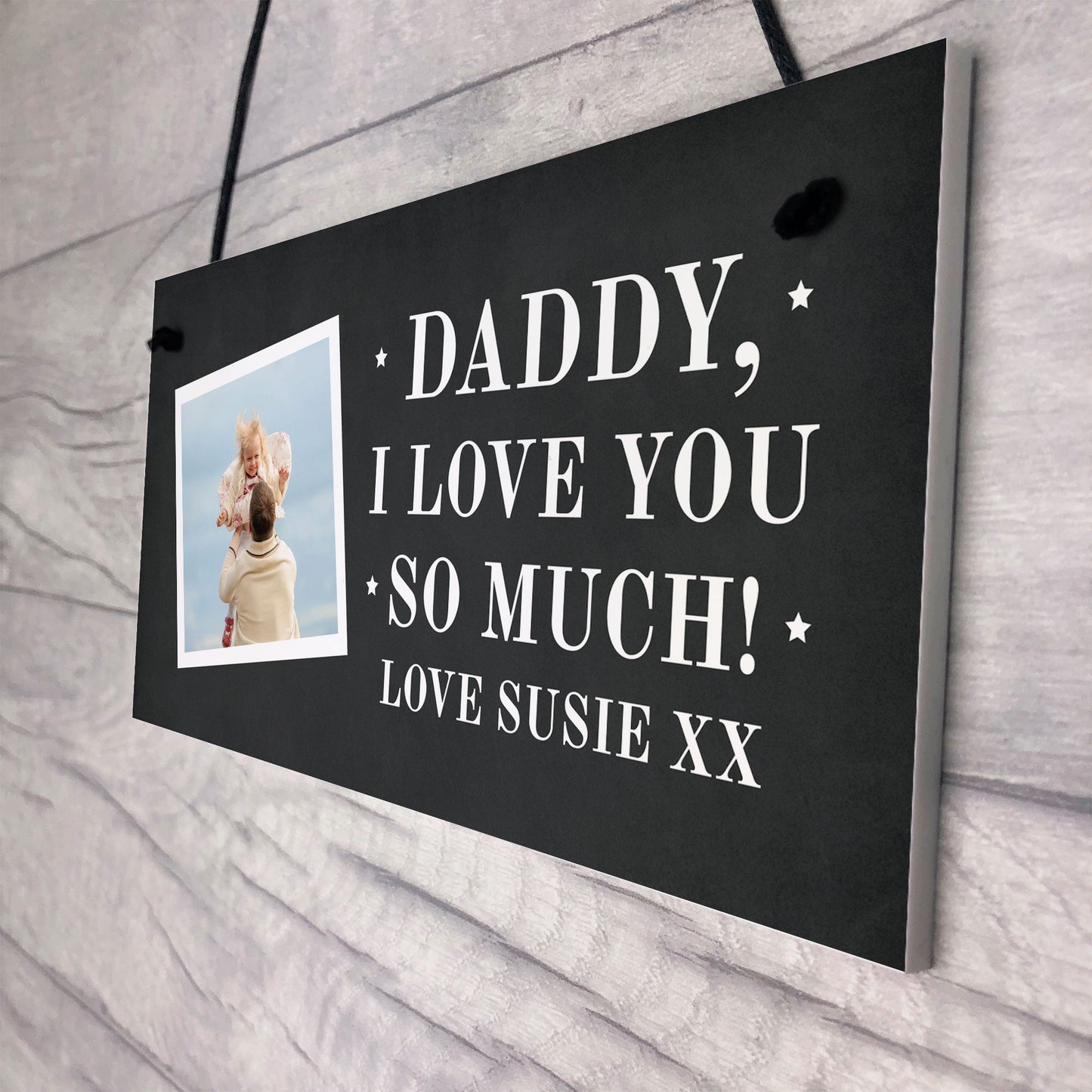 Personalised Photo Plaque Gift For Dad Personalised Fathers Day