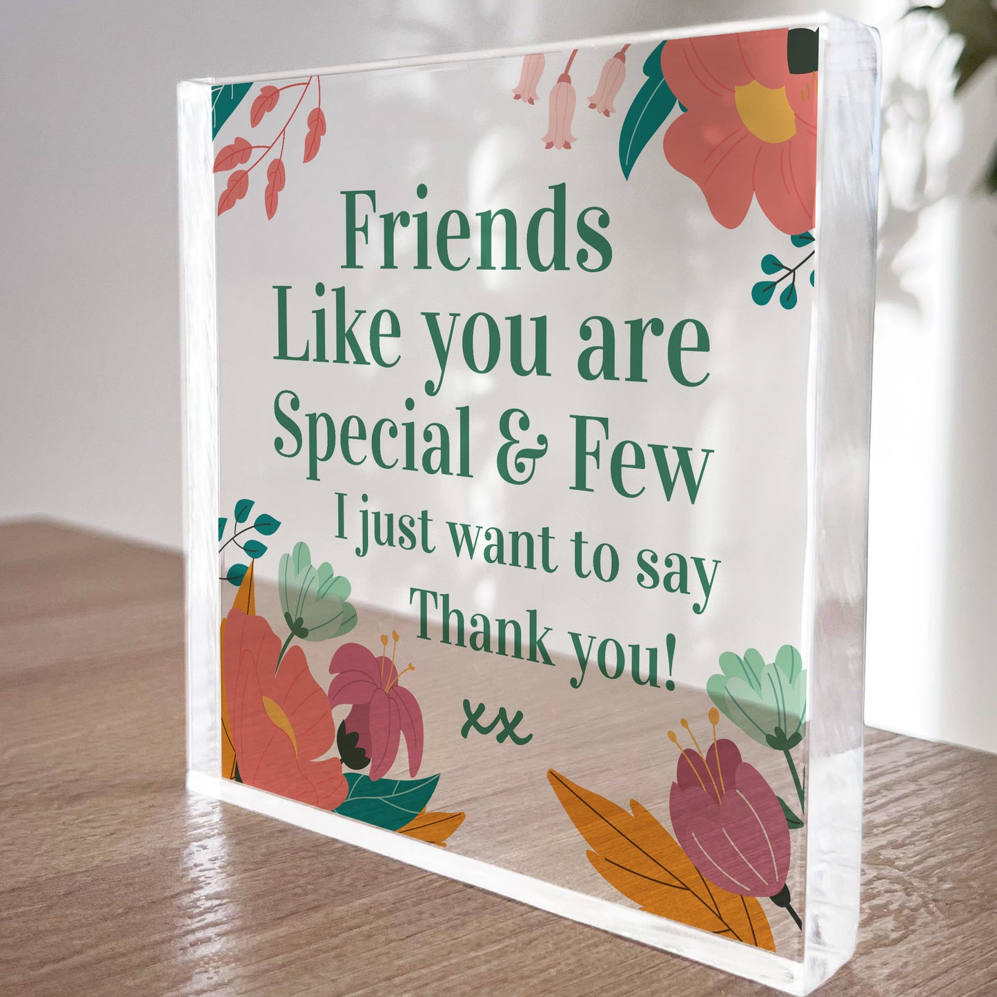 Friendship Plaque Gifts For Friend Acrylic Best Friend Plaque