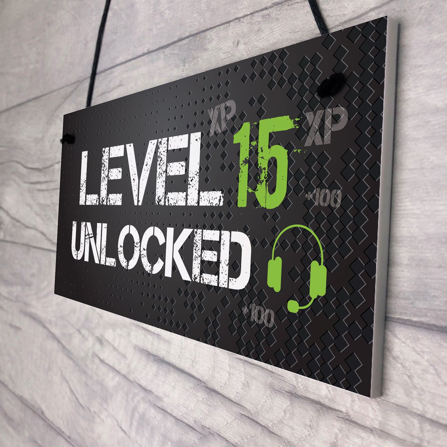 Funny 15th Birthday Gift For Son Brother Gaming Sign Gamer Gift