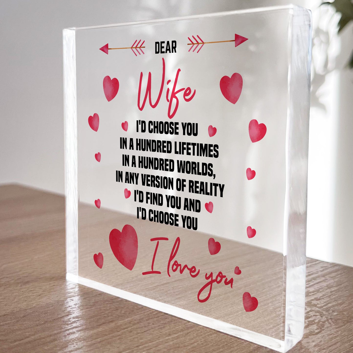 Gifts for Wife Acrylic Block Birthday Gifts For Her Wife Gifts