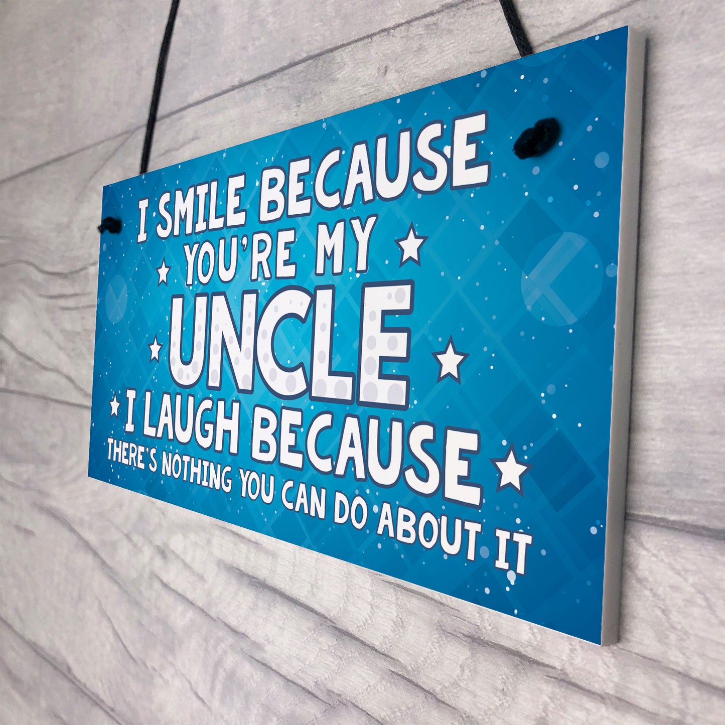 Funny Uncle Gift Plaque Novelty Uncle Birthday Christmas Gift