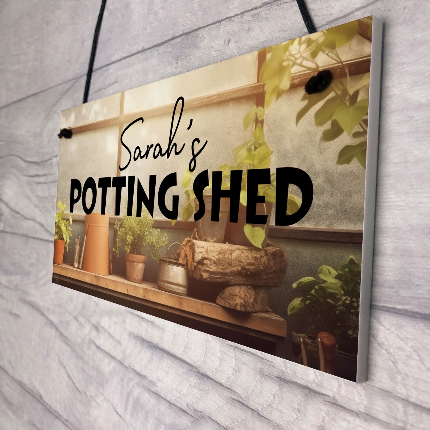 Gift For Gardener Him Her Personalised Potting Shed Sign Garden