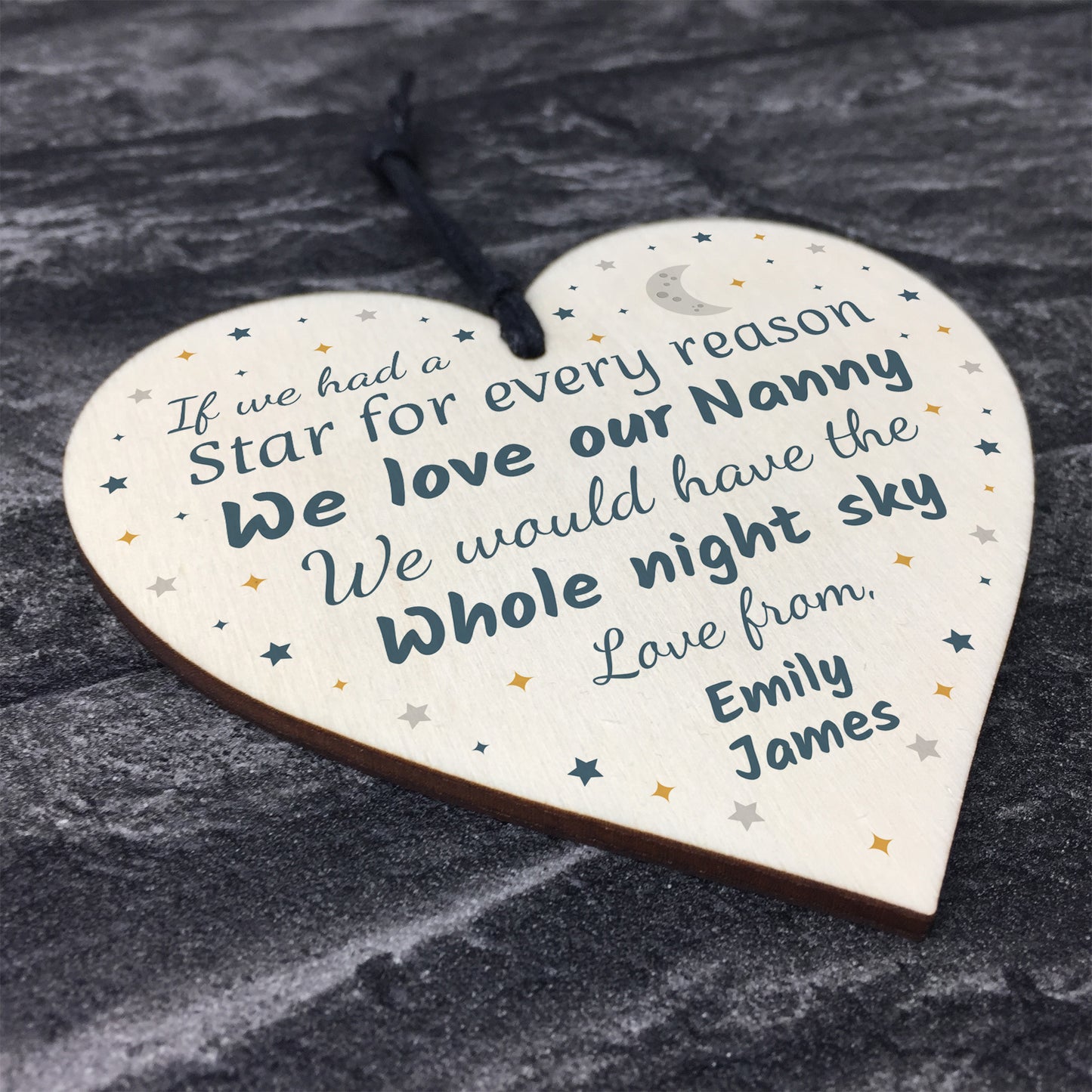 Personalised Gift For Nanny Birthday Christmas Gift Love Sign