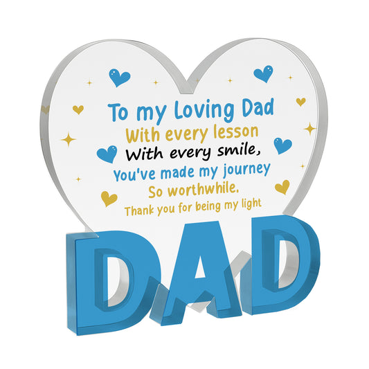 Thank You Gifts For Dad Christmas Birthday Gifts Acrylic Plaque