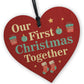 Our First Christmas Together Tree Bauble Couple Gifts Boyfriend