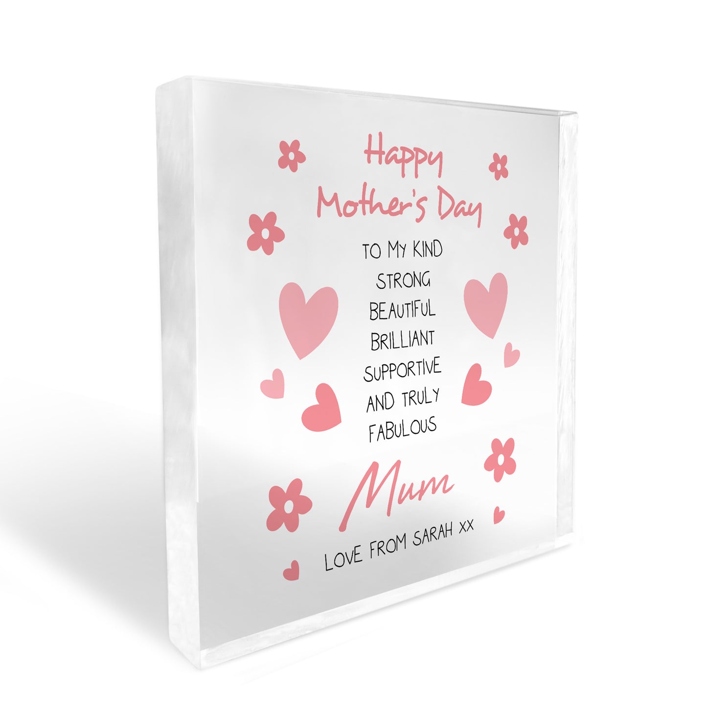 Mothers Day Gift For My Beautiful Fabulous Mum Personalised
