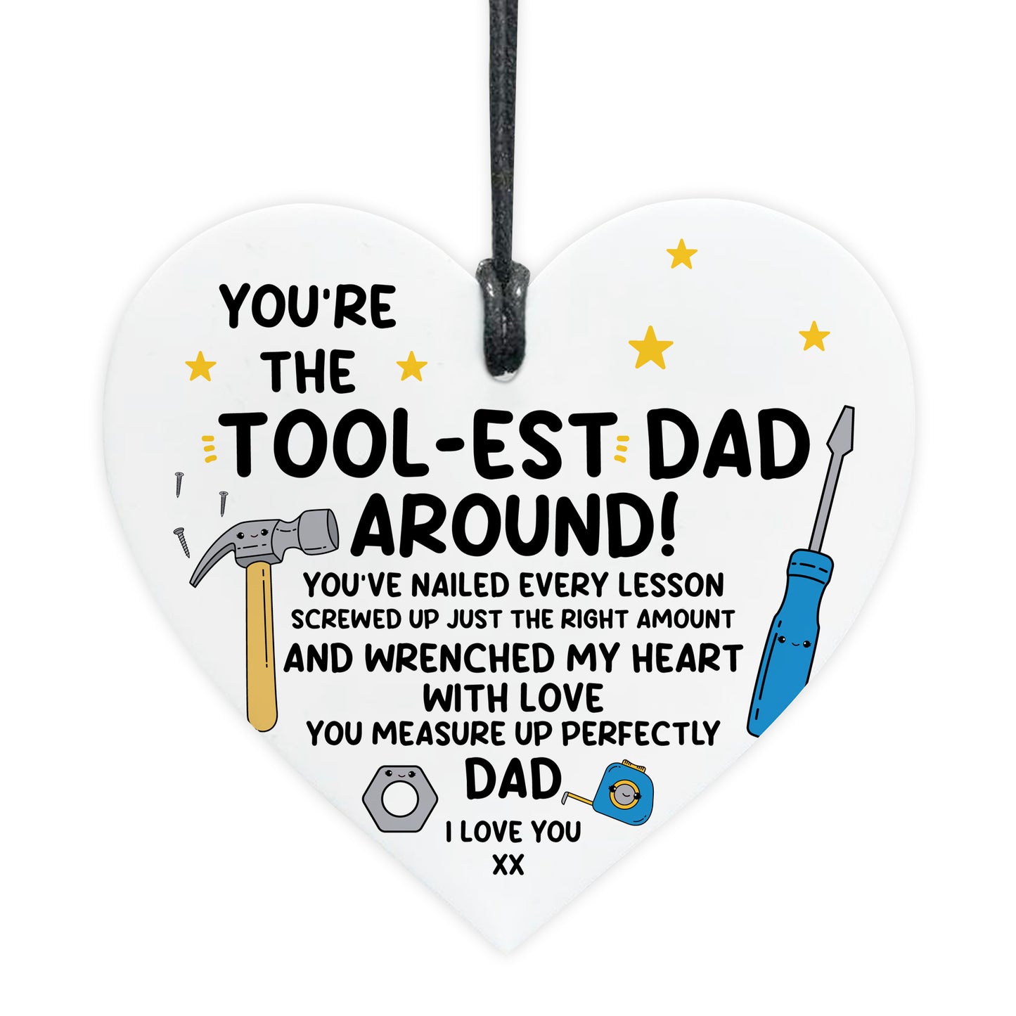 You Are The Toolest Dad Gift For Birthday Fathers Day Heart